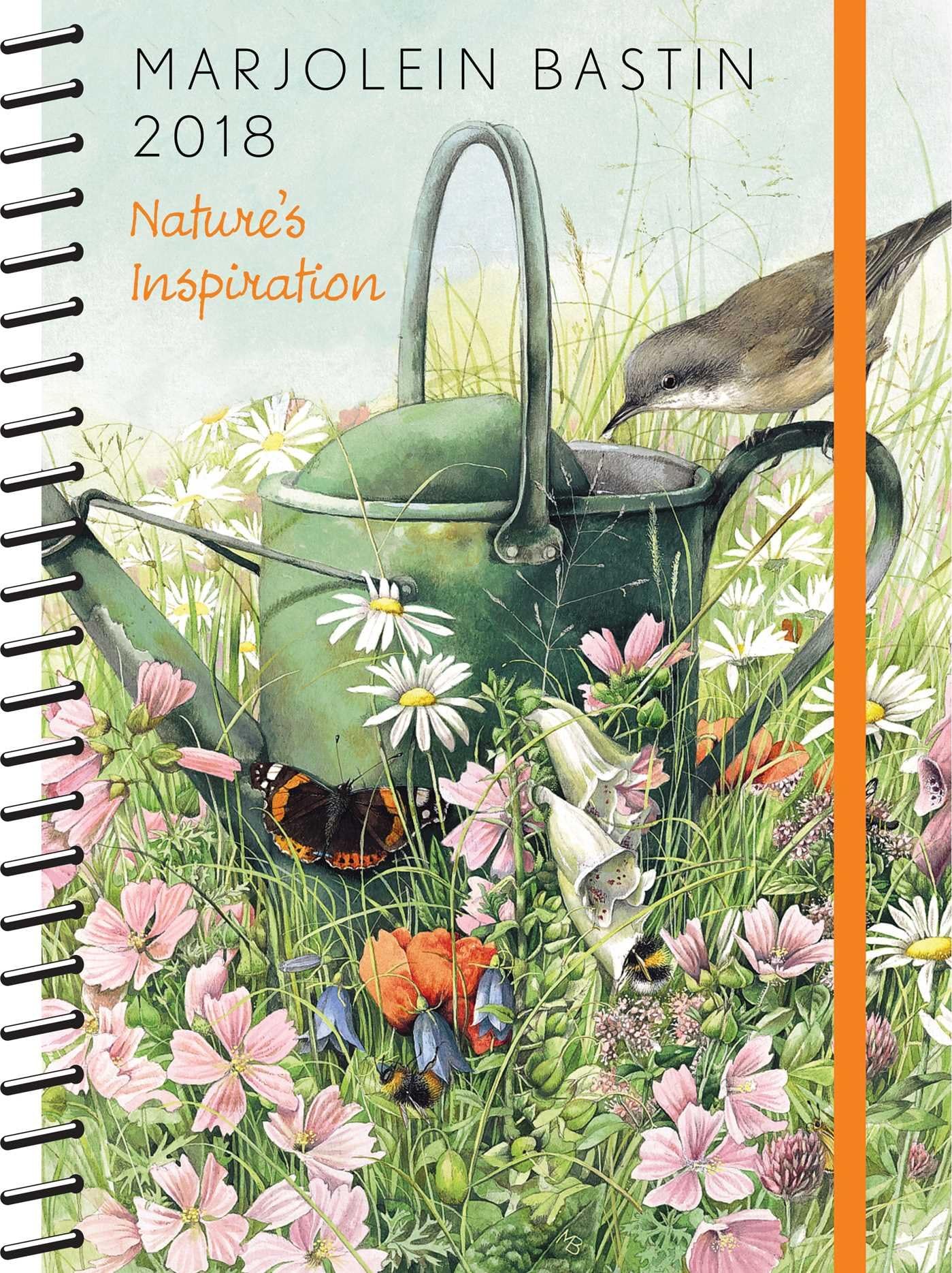 Marjolein Bastin 2018 Monthly/Weekly Planner Calendar Calendar – Engagement Calendar, July 18, 2017