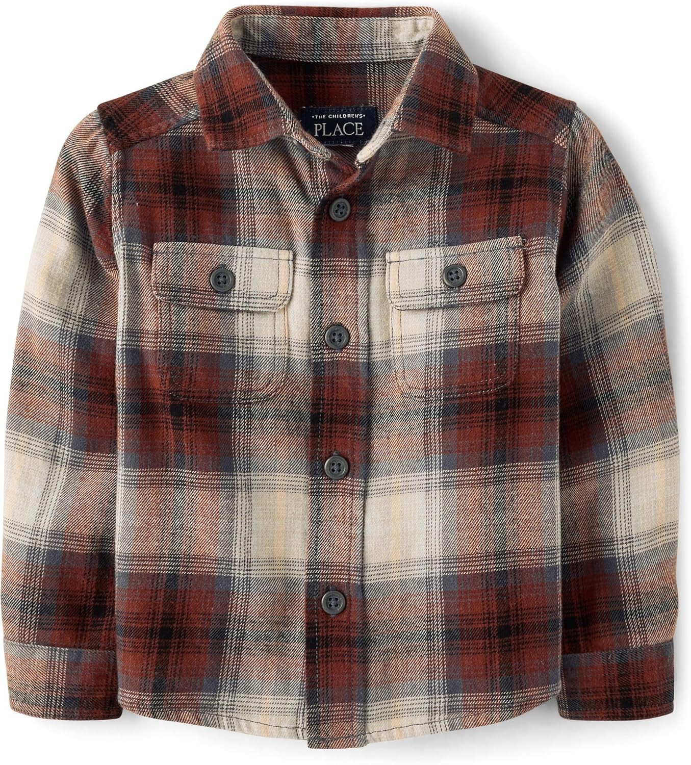 Baby-Boys Plaid Flannel Button-Up Shirt