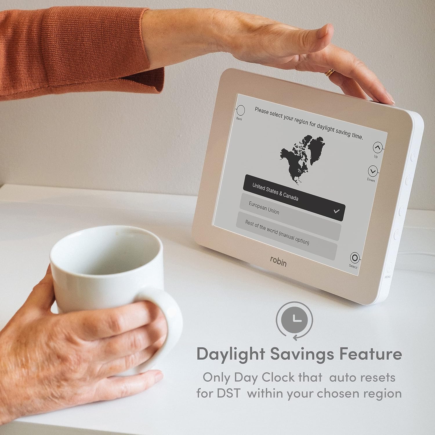 Up To 60% OFF Robin, 2022 Version, Digital Day Clock 2.0 with Custom Alarms and Calendar Reminders, Alarm Clock with Extra Large Display Helps with Memory Loss, Alzheimer's and Dementia, White Best Promo Robin, 2022 Version, Digital Day Clock 2.0 with Custom Alarms and Calendar Reminders, Alarm Clock with Extra Large Display Helps with Memory Loss, Alzheimer's and Dementia, White