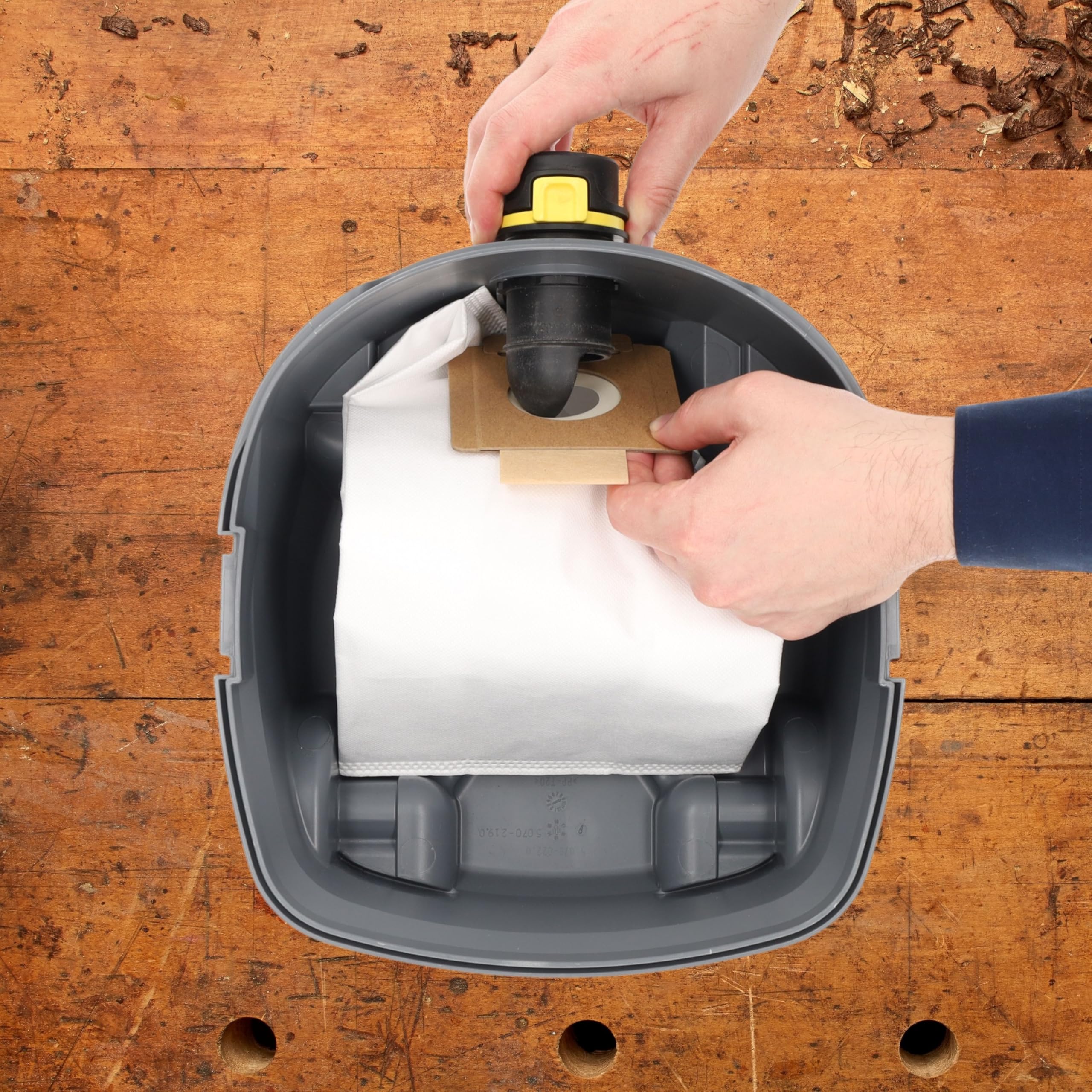 Sacchetti filtro in pile per aspirapolvere T7/1 - T8/1L Karcher 6.904-084.0 (10 pezzi) - Cod. 6.904-084.0 - ToolShop Italia
