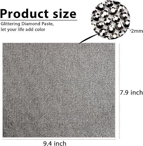 Miniatura 3 de 12000 calcomanías de diamantes de imitación, DIY, calcomanías autoadhesivas para decorar el auto, gemas de cristal imitación de diamantes