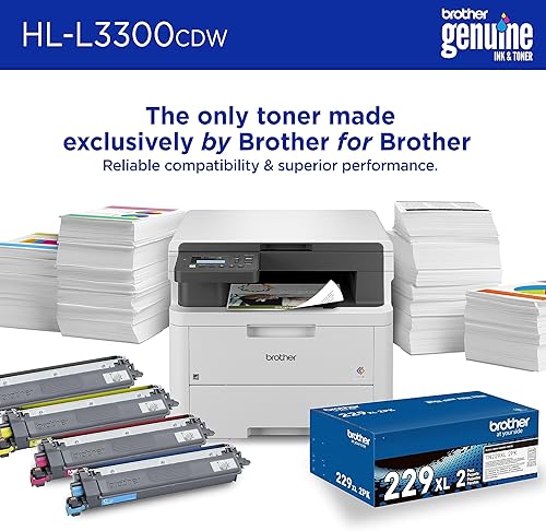 Miniatura 4 de Brother HL-L3300CDW Impresora multifunción digital inalámbrica a color con salida de calidad láser, copia y escaneo, dúplex, móvil  Incluye 4 meses