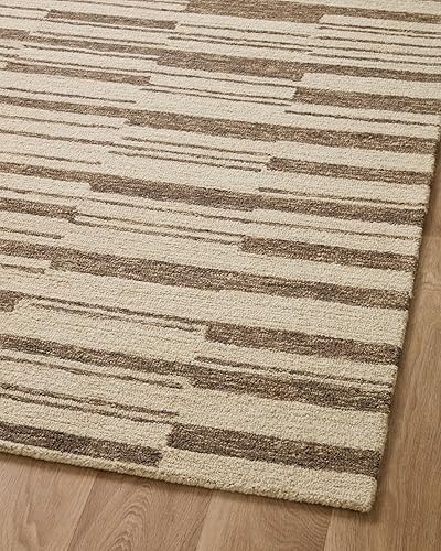 Miniatura 8 de Chris Loves Julia x Loloi Polly Collection POL-04 - Alfombra decorativa beige y tabaco de 2 pies x 5 pies