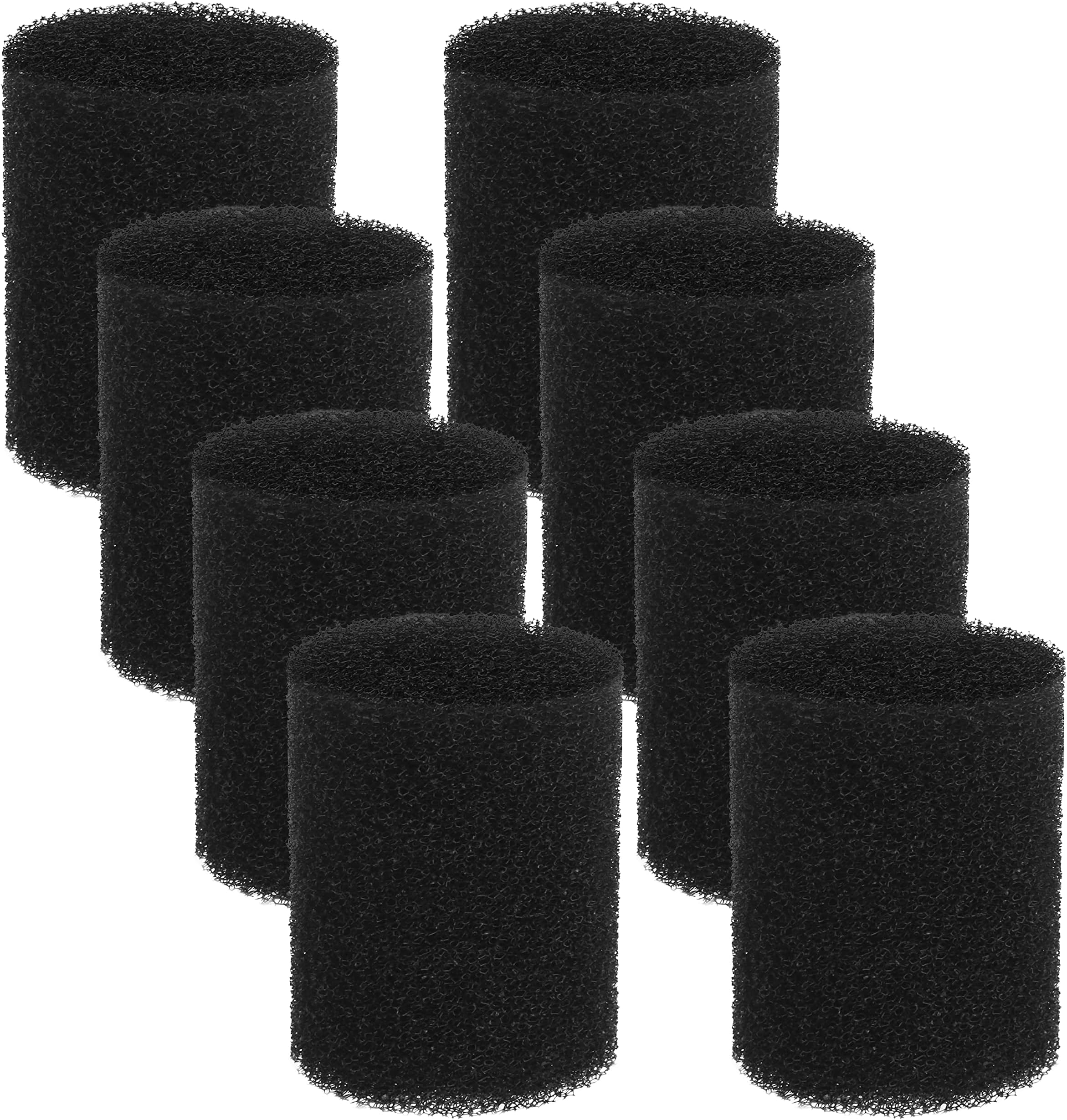 8 Pack Filter Sponge, Aquarium Filter Replacement Foam Compatible Filter Accessories for Fish Tank