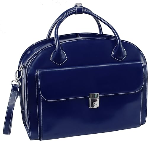 Miniatura 2 de McKleinUSA Maletín para portátil con ruedas de cuero de 15,4 pulgadas, azul (94367) Arena,Negro,Rojo,Azul,Rosado,https:/ www.Yaxa/dp/undefined