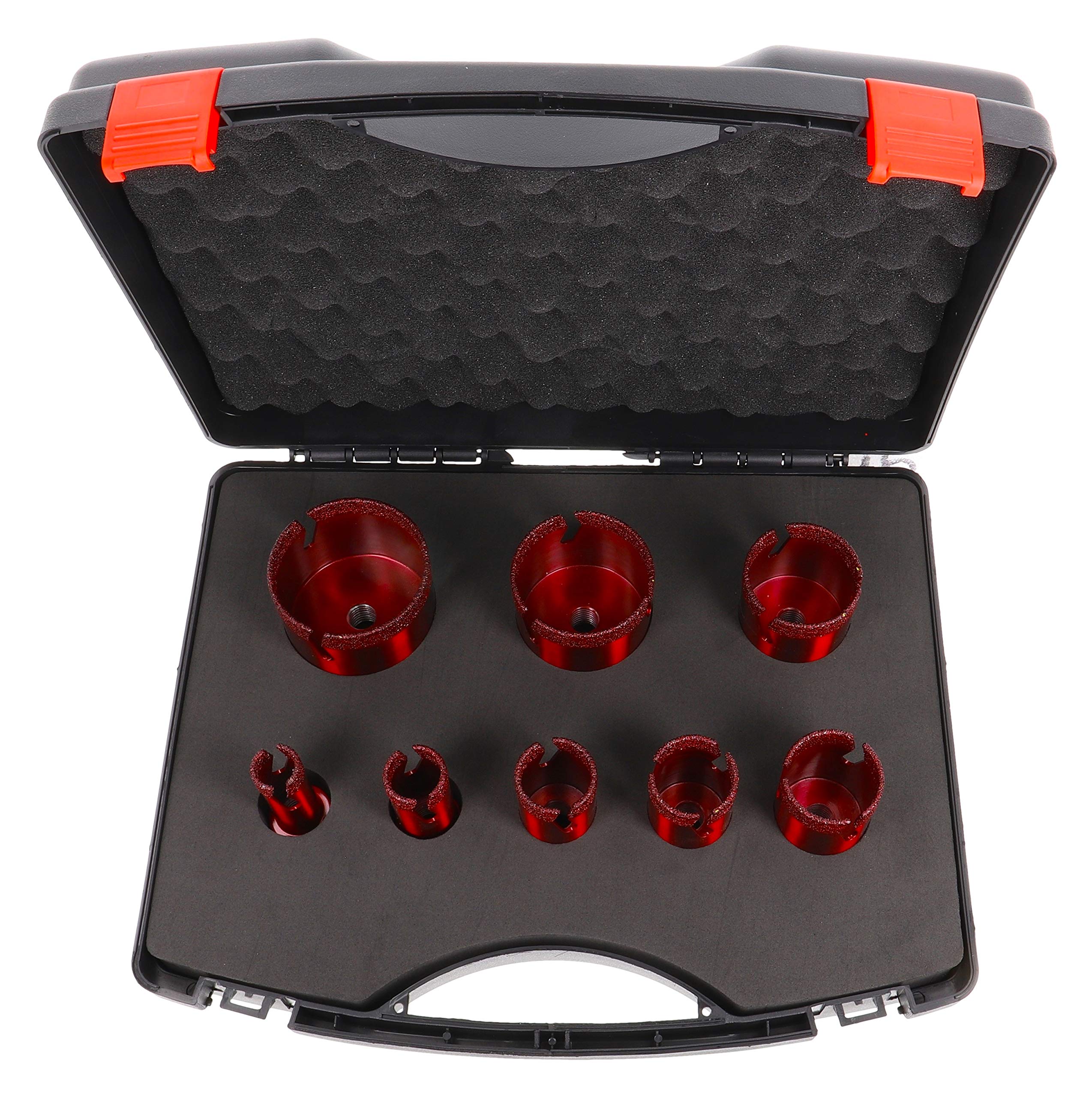 PRODIAMANT Speedmaster Set 8 piezas Broca seca diamantada para baldosas M14 ø 20mm 25 mm, 32 mm, 35 mm, 40 mm, 50 mm, 60 mm, 68 mm