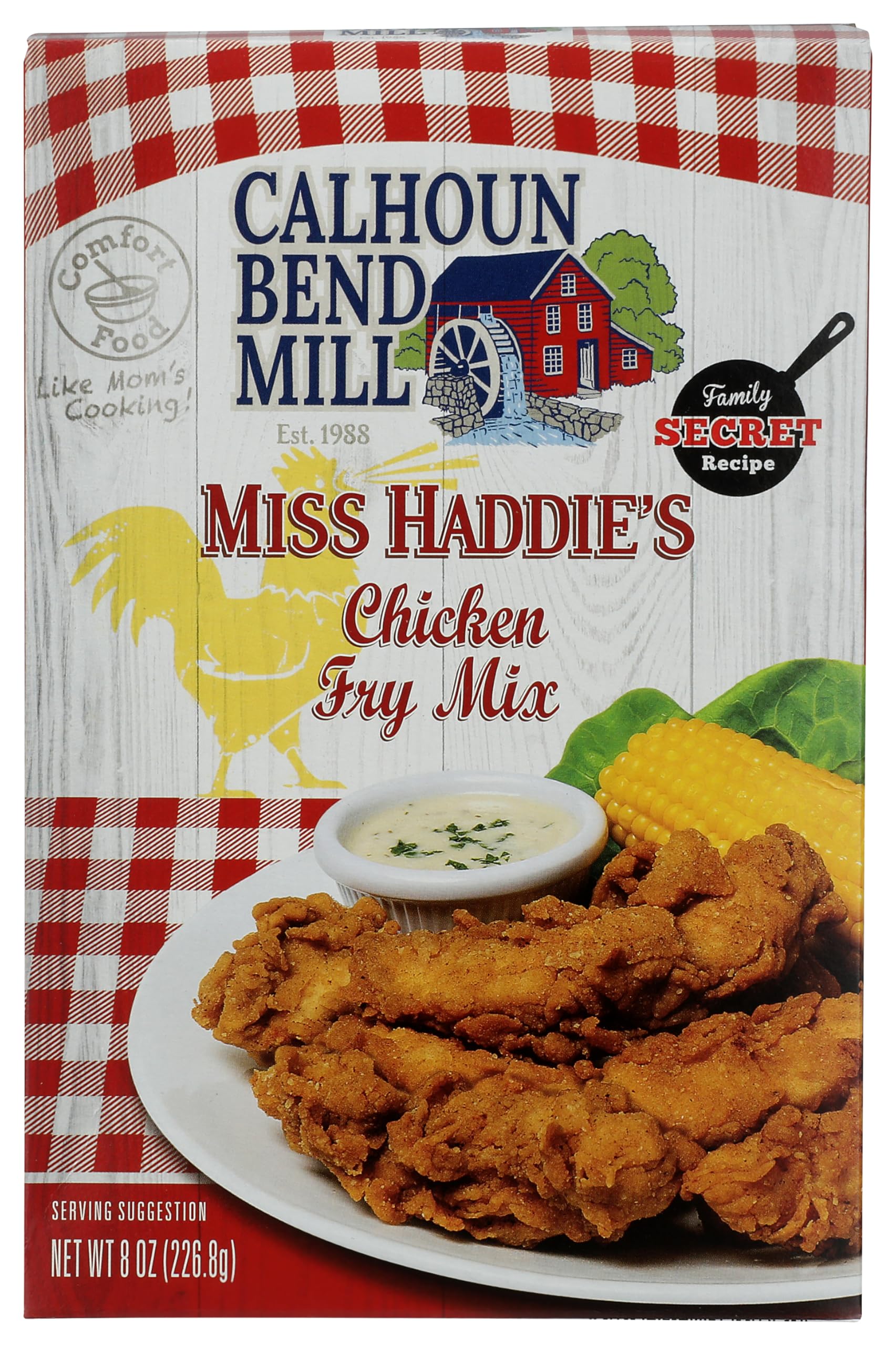 Calhoun Bend Mill, Fry Mix Haddie'S Chicken, 8 Ounce