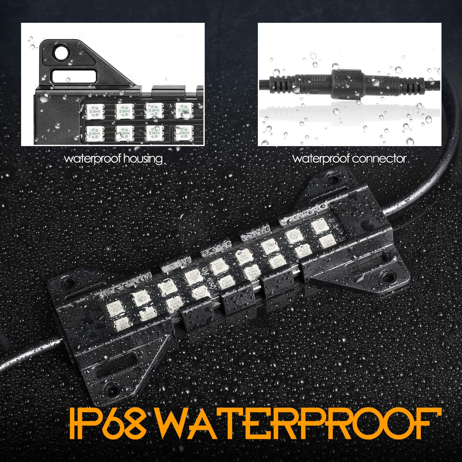 Buy Nirider RGB LED Grille Light Kit Raptor Lights Strobe Lights