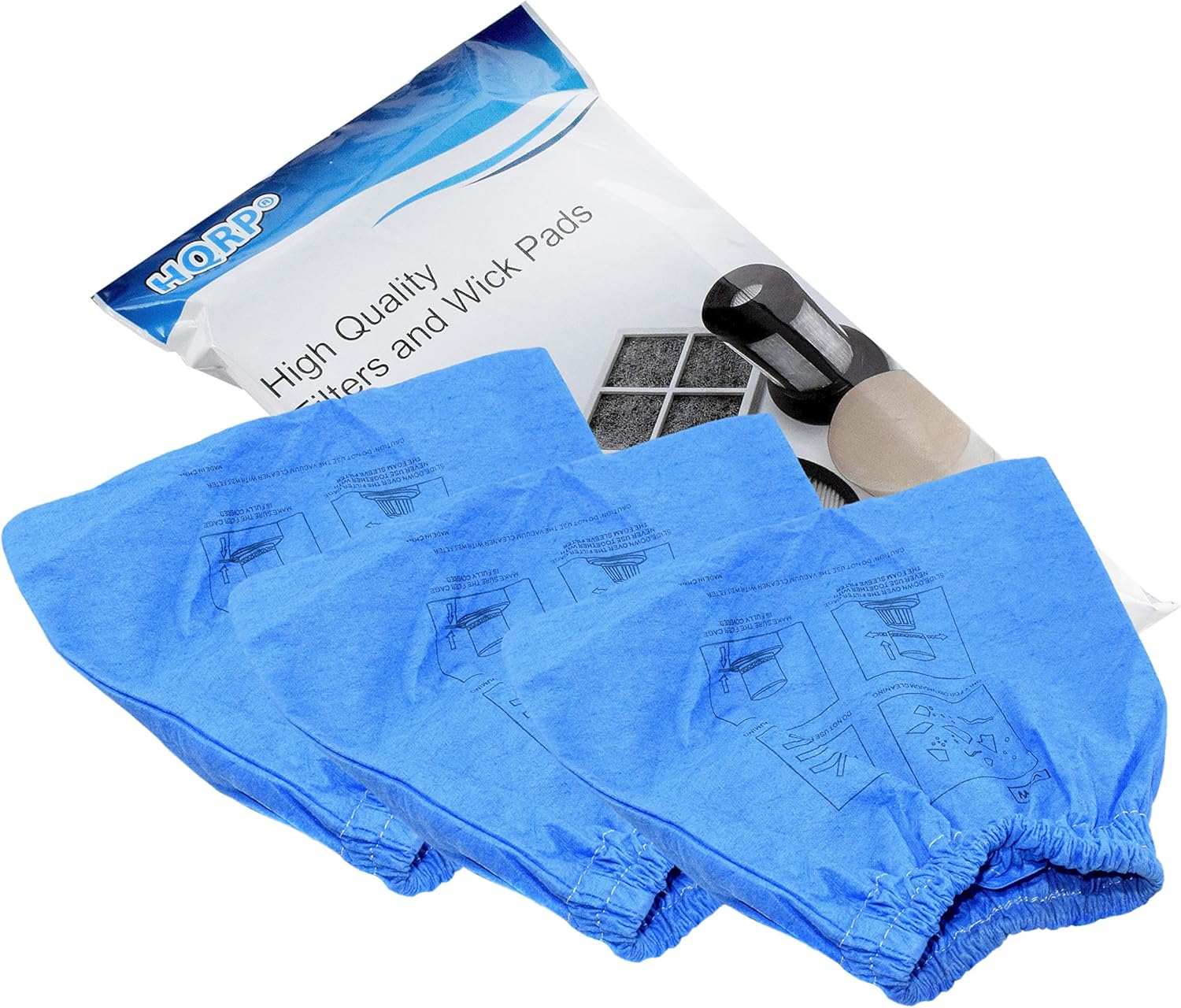 HQRP Cloth Filter (3pack) Compatible with Armor All AA155, AA255