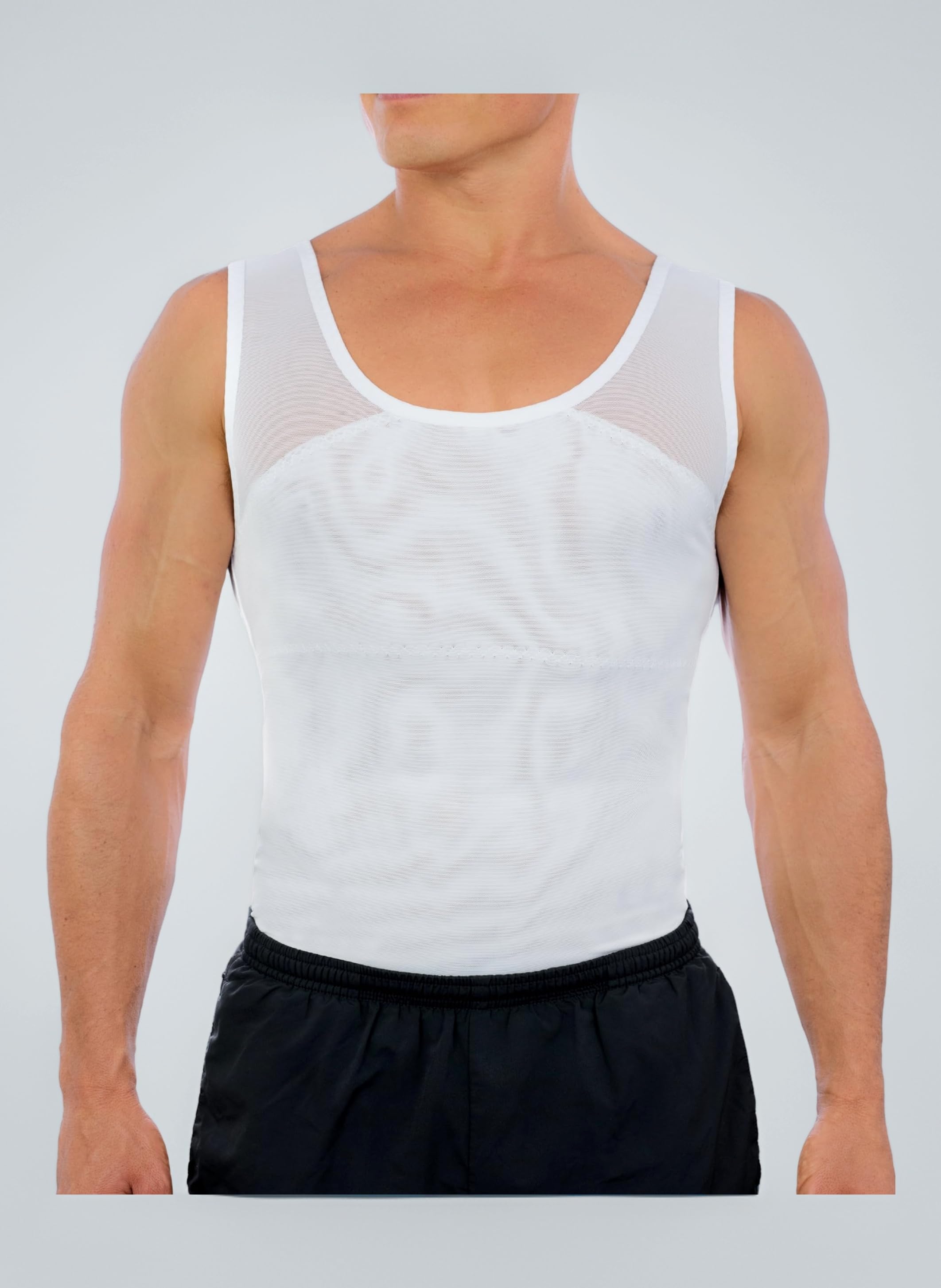 Original Men's Chest Compression Shirt to Hide Gynecomastia Moobs