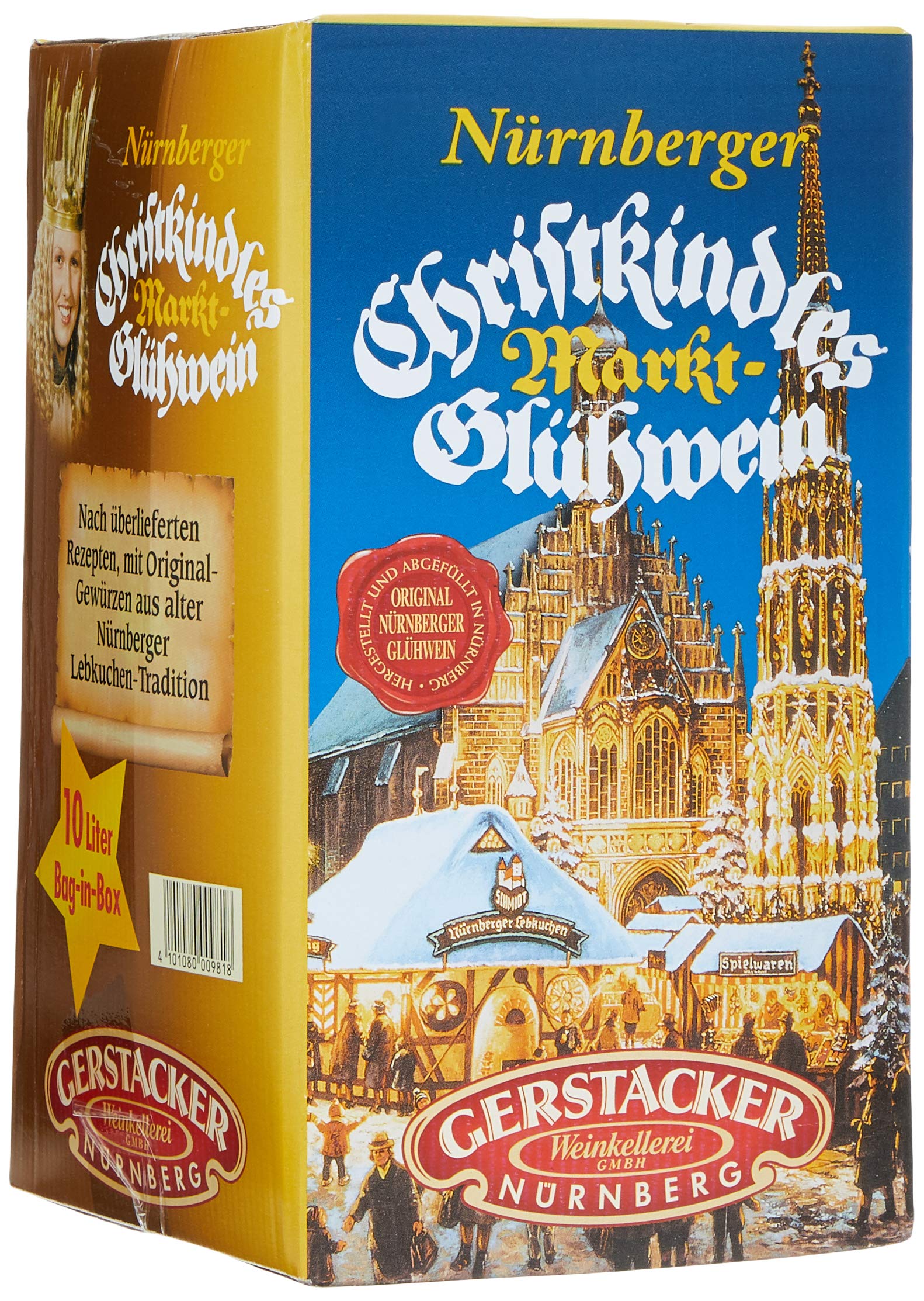 Original Nürnberger Christkindles Markt-Glühwein (1 x 10 l Bag-in-Box)