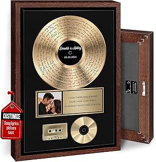 VICILO Custom Song Lyrics Gift, Ideal for Husband or Boyfriend Personali...