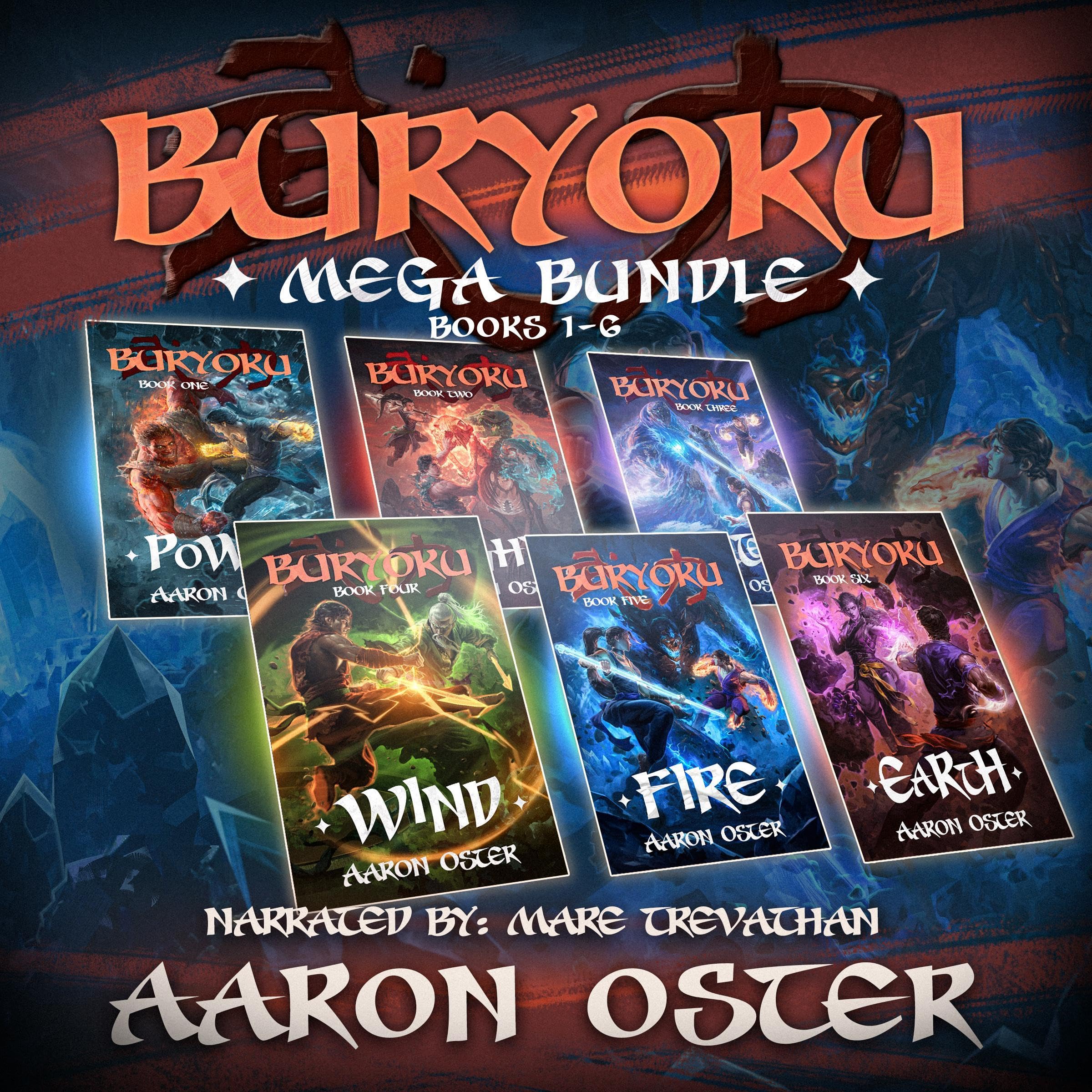 Cover art for Buryoku, Books 1-6