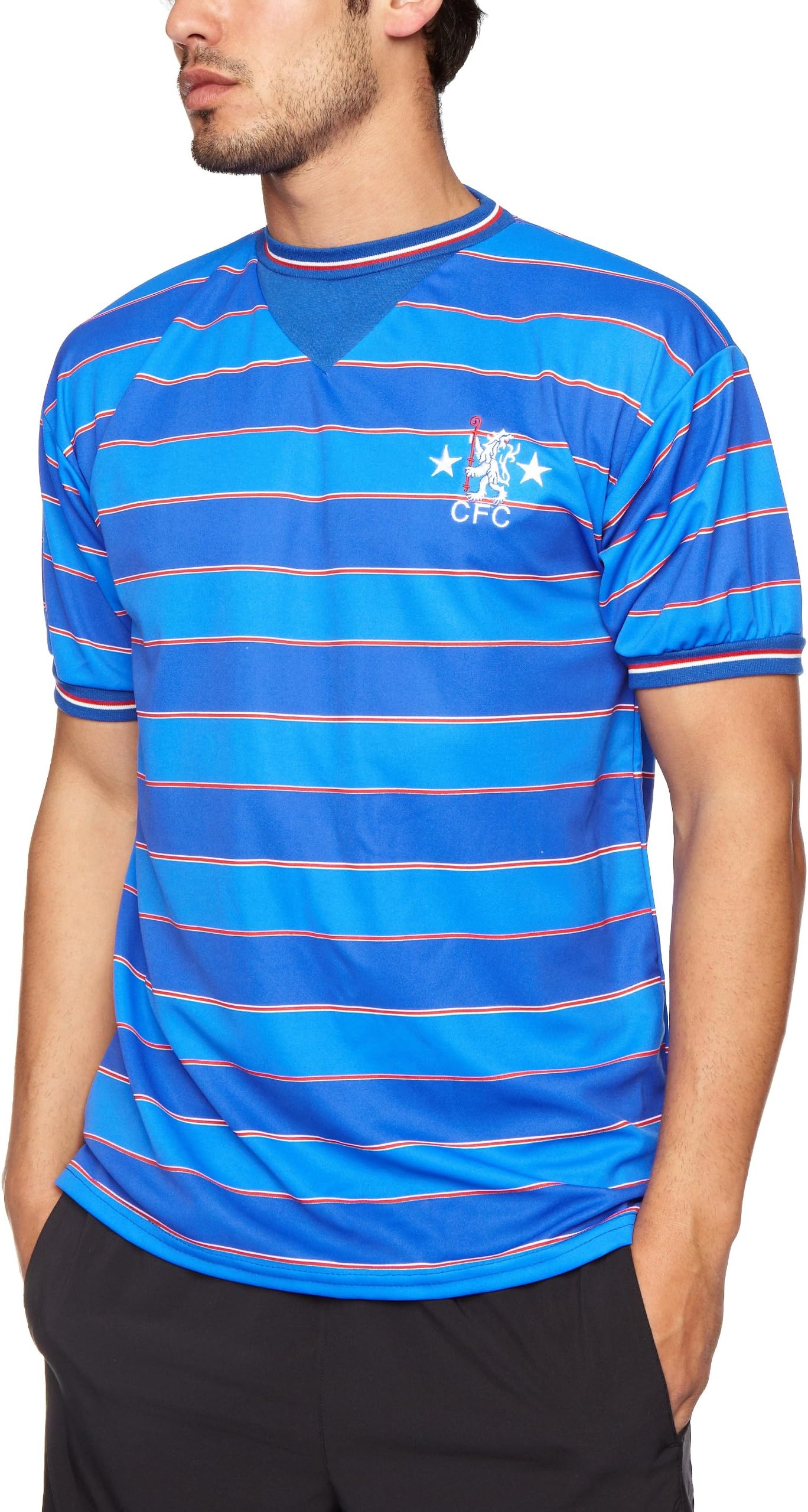 Score DrawChelsea 1984 Retro Football Shirt