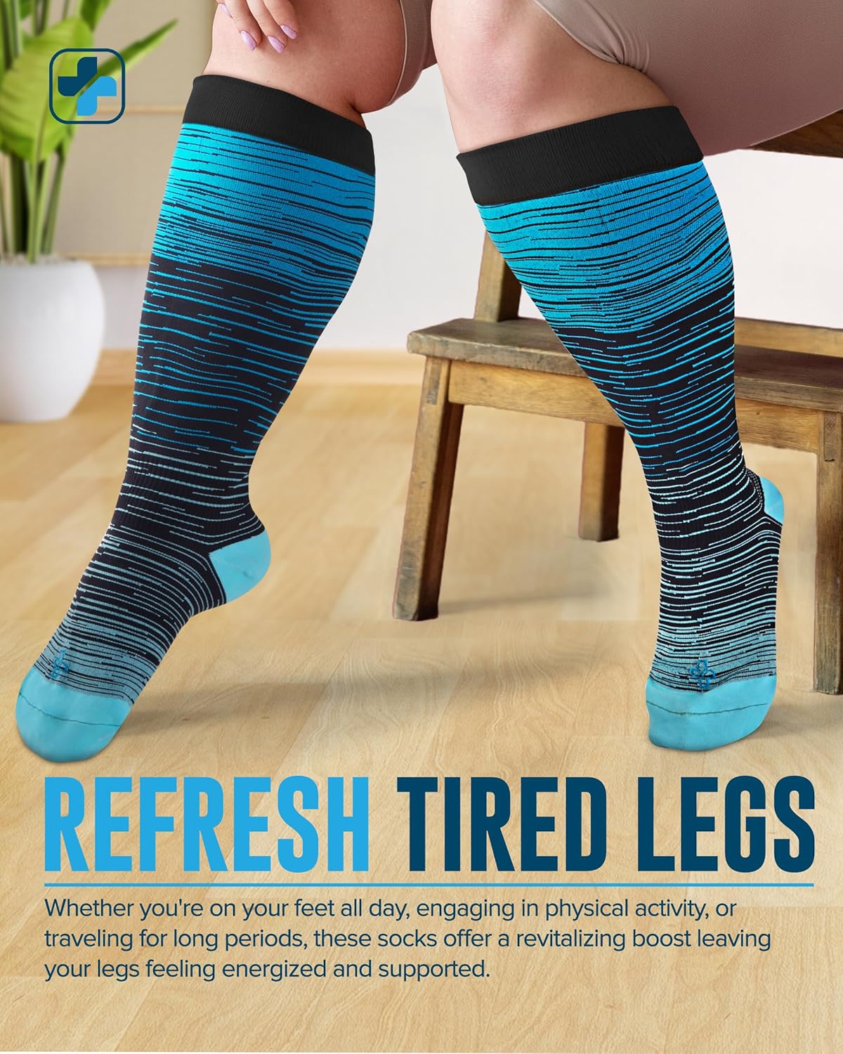 Doctor's Select Plus Size Compression Socks - Bundle