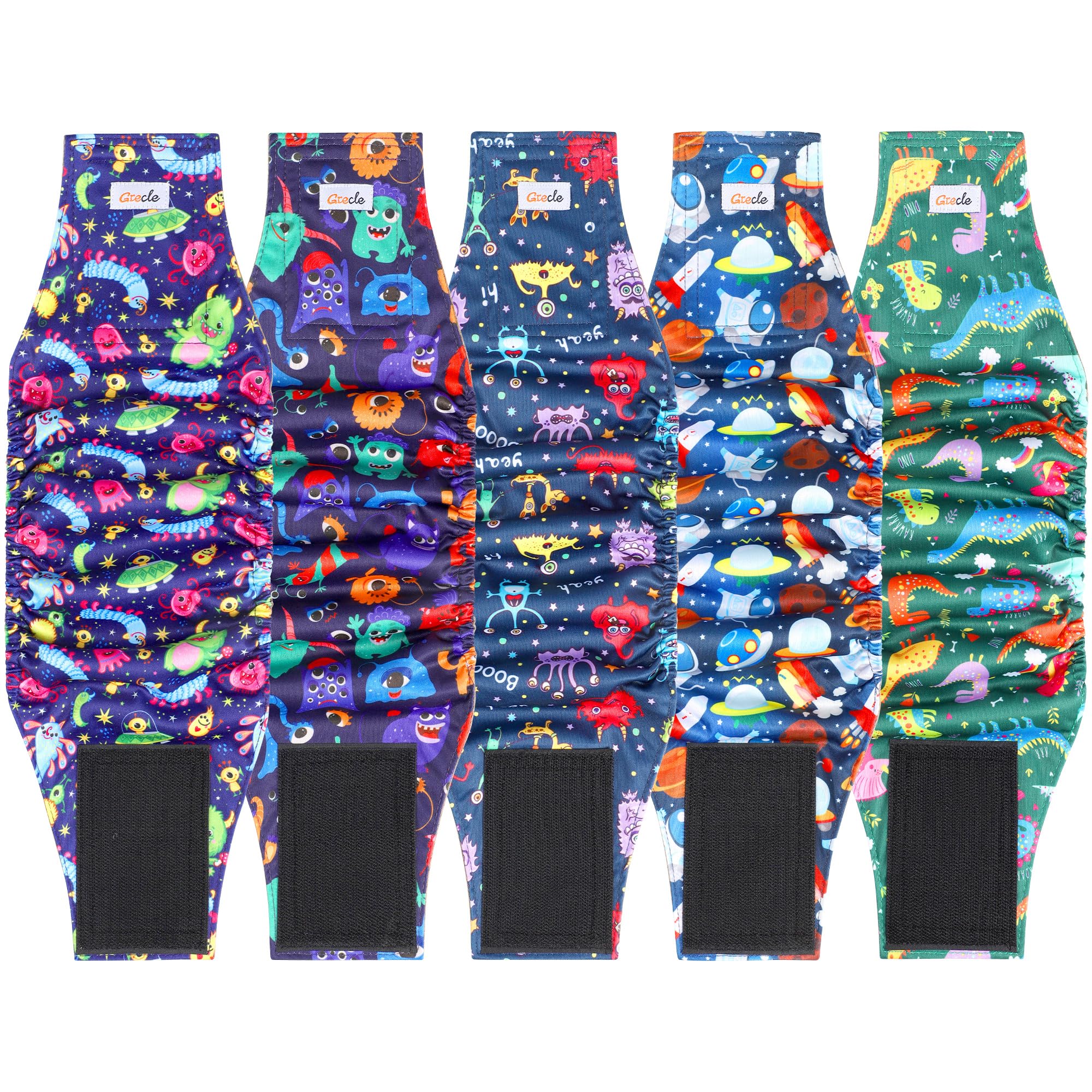 Grecle Washable 5-Pack L