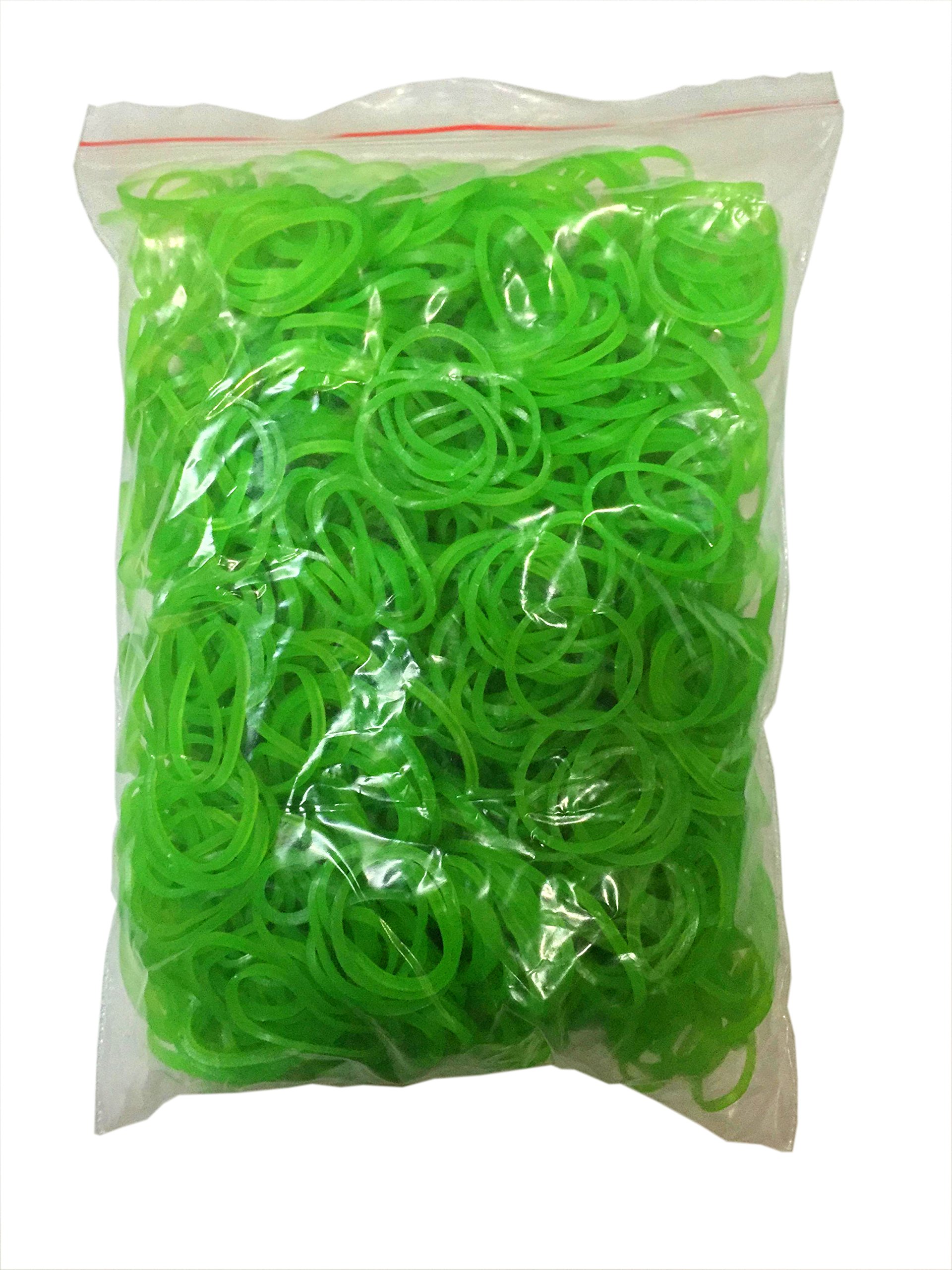 FLEXI RUBBER BANDSGreen - 3/4 inch Diameter - 1200 pcs