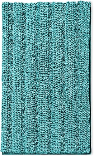 Clara Clark Tapetes para baño de felpilla, tapetes de baño de felpa ultra suaves, lavables a máquina, con parte trasera antideslizante, 44 x 26