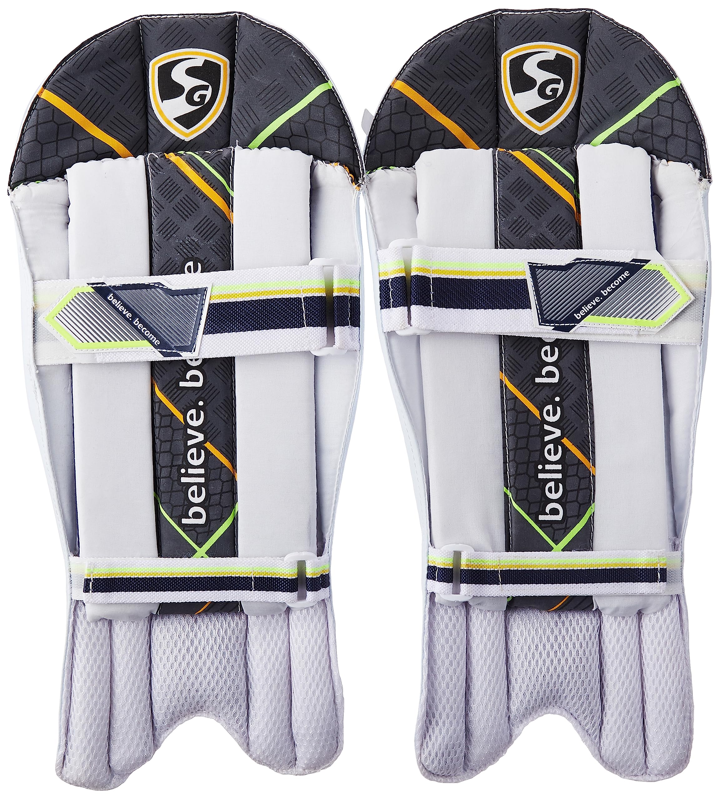 SG Campus Wicket Keeping Leg Guards, Junior,PVC , Multicolour 1
