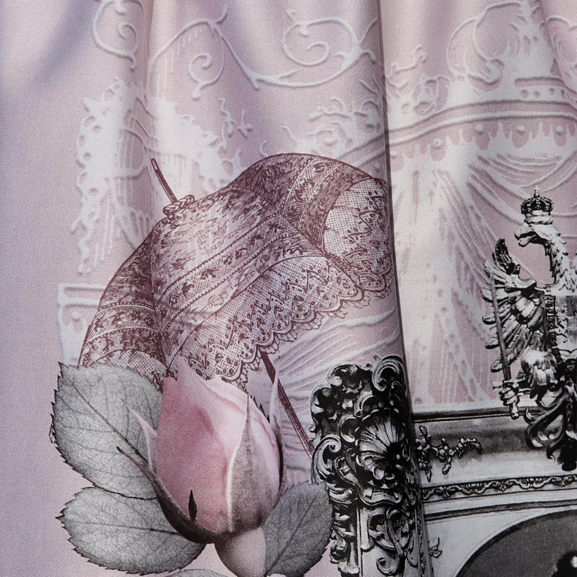 Alexandra Maxa Dirndlschürze Damen „Kaiserin Elisabeth“ – Designer Dirndl Schürze mit historischem Sisi-Motiv mit Rosen – Trachten Accessoire in Baumwoll-Satin – Mini, Midi – Gr. 36–46