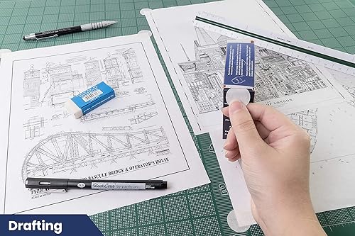 Miniatura 7 de Pacific Arc Puntos de dibujo profesionales en blanco 78 ", rollo de 500 puntos por caja