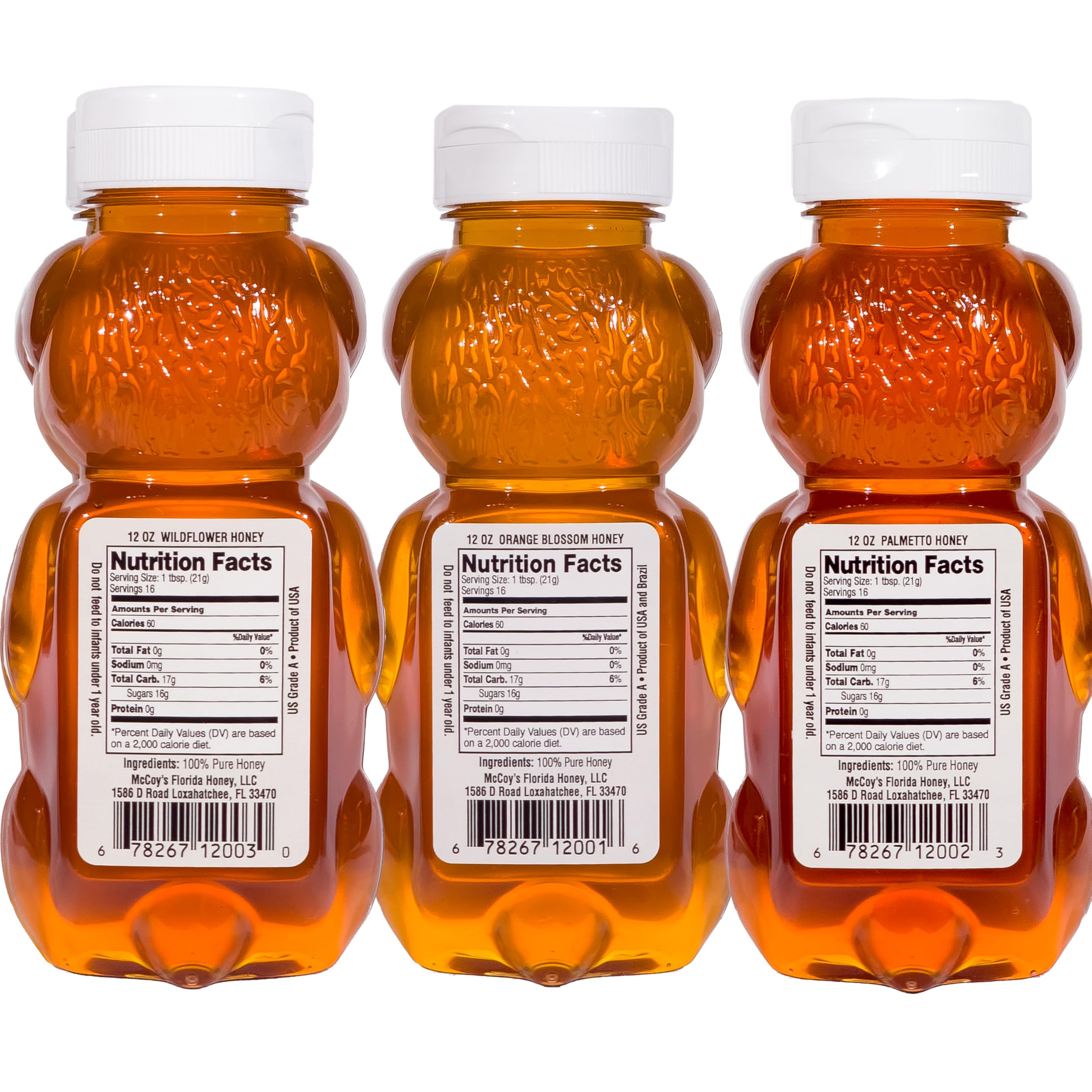 Amazon.com : McCoy's Honey - 100% Pure, All-Natural, Raw Honey