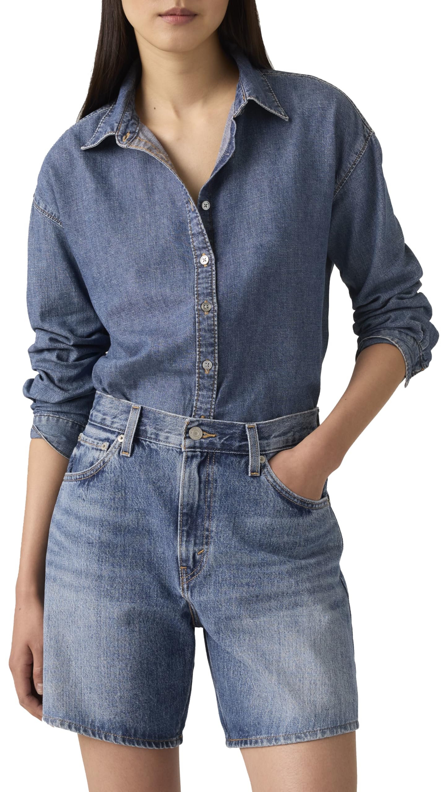 Levi's Donna High Rise Baggy Pantaloncini