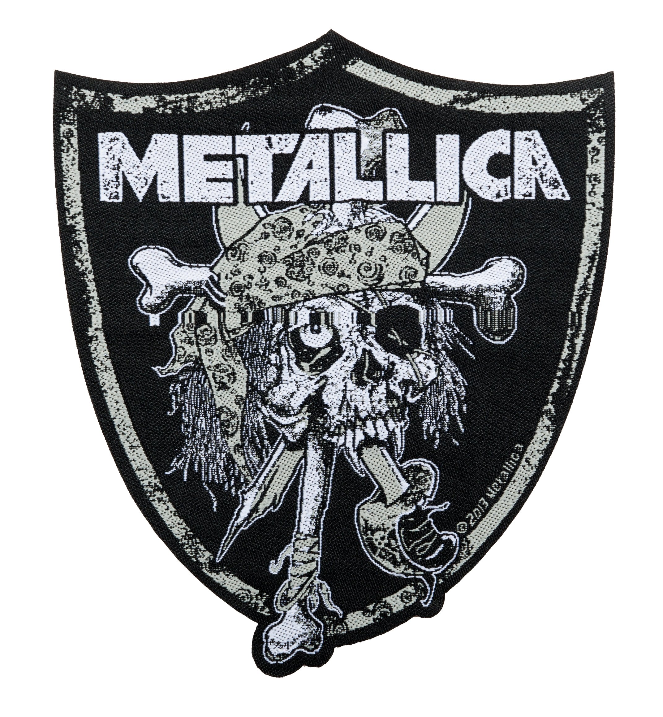 Metallica Metal Militia Backpatch – Offizieller Rückenaufnäher Für Kutten & Jacken (35,6x29,2 Cm)