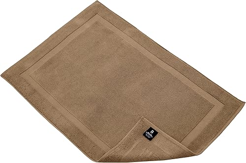 Miniatura 4 de Bumble Towels Bliss - Juego de 2 alfombrillas de baño de lujo, 22 x 34 pulgadas, calidad premium, 1000 GSM, algodón peinado suave, absorbente (moca)