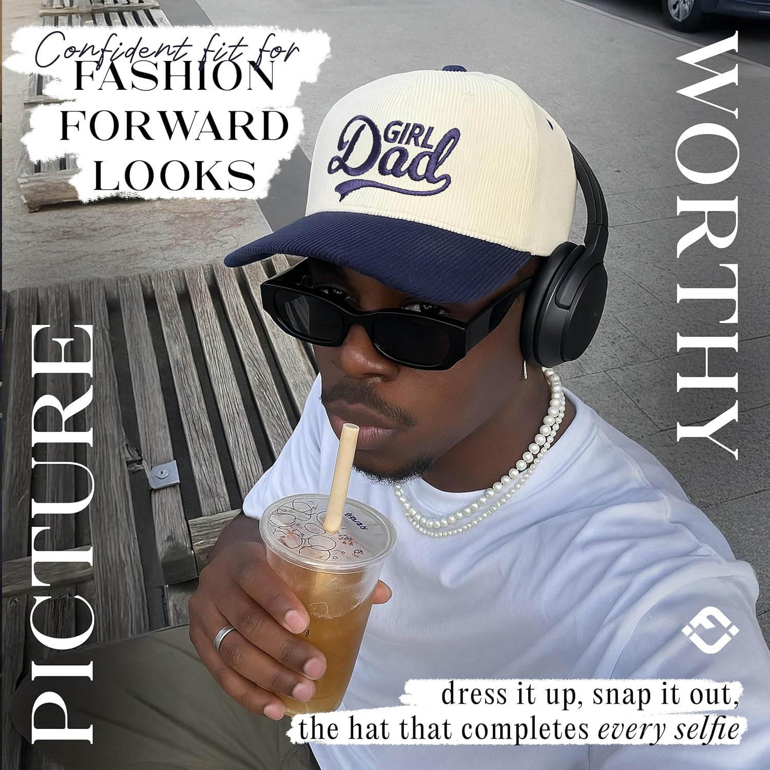 Funky Junque Two Tone Vintage Trucker Hats Men Women Corduroy Trendy Embroidered Baseball Cap Snapback Funny Gifts - Image 2