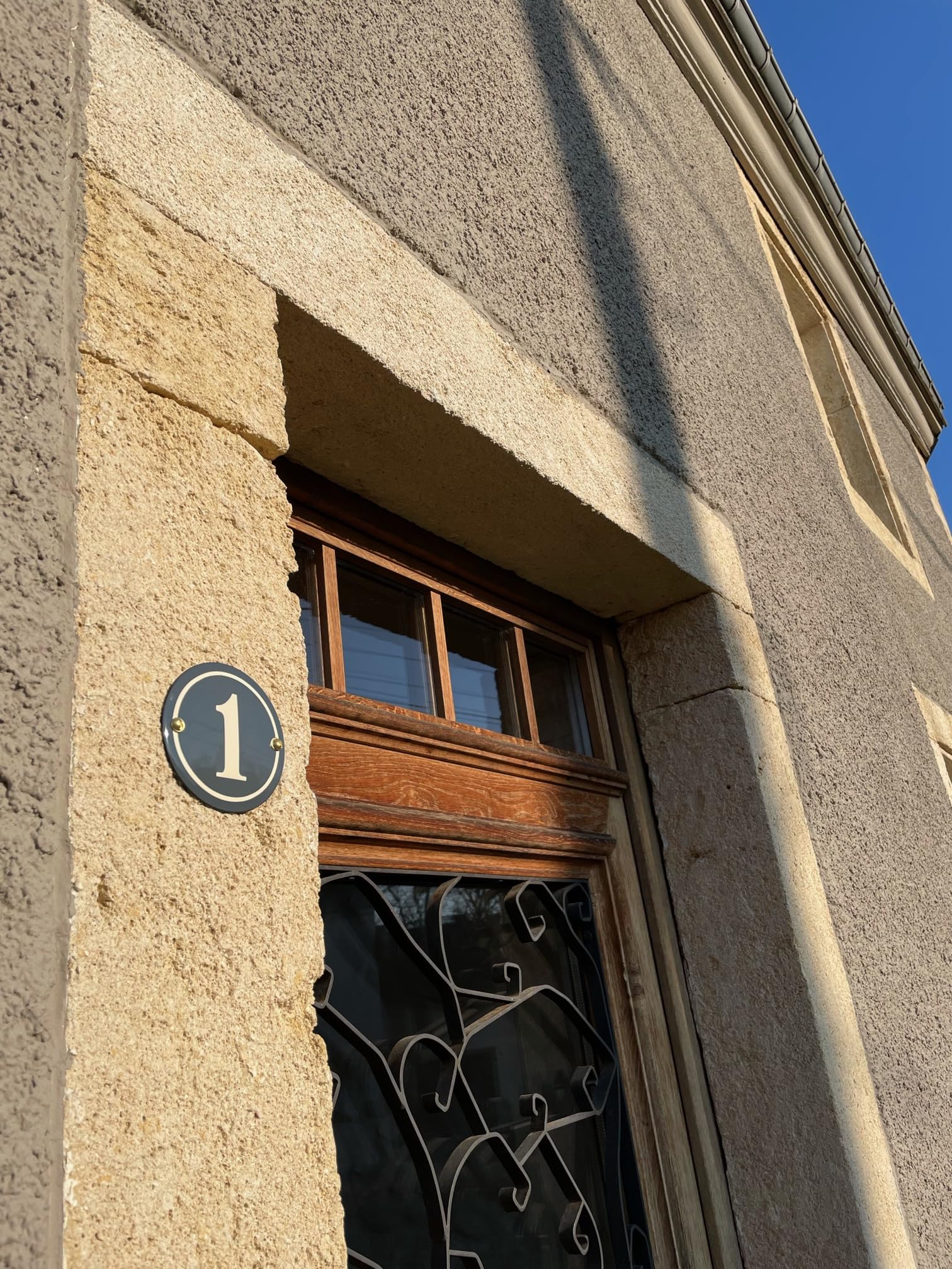 Numéro de maison | Rond Ø 20 cm | plaque emaillée personnalisée panneau de porte | Numéro de rue, Plaque Numéro de Maison, Plaque Signalétique extérieure, Panneau de Porte