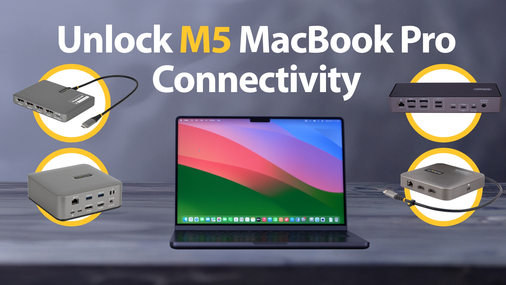 Amazon.com: StarTech.com Thunderbolt 4 Dock - Dual 4K MacBook Pro