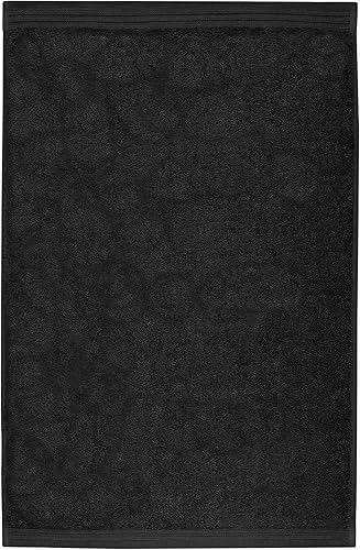 Miniatura 4 de Juego de 8 toallas de mano de 18 x 30 pulgadas, color negro, 100% algodón, 8 toallas de mano ultrasuaves y altamente absorbentes para baño,