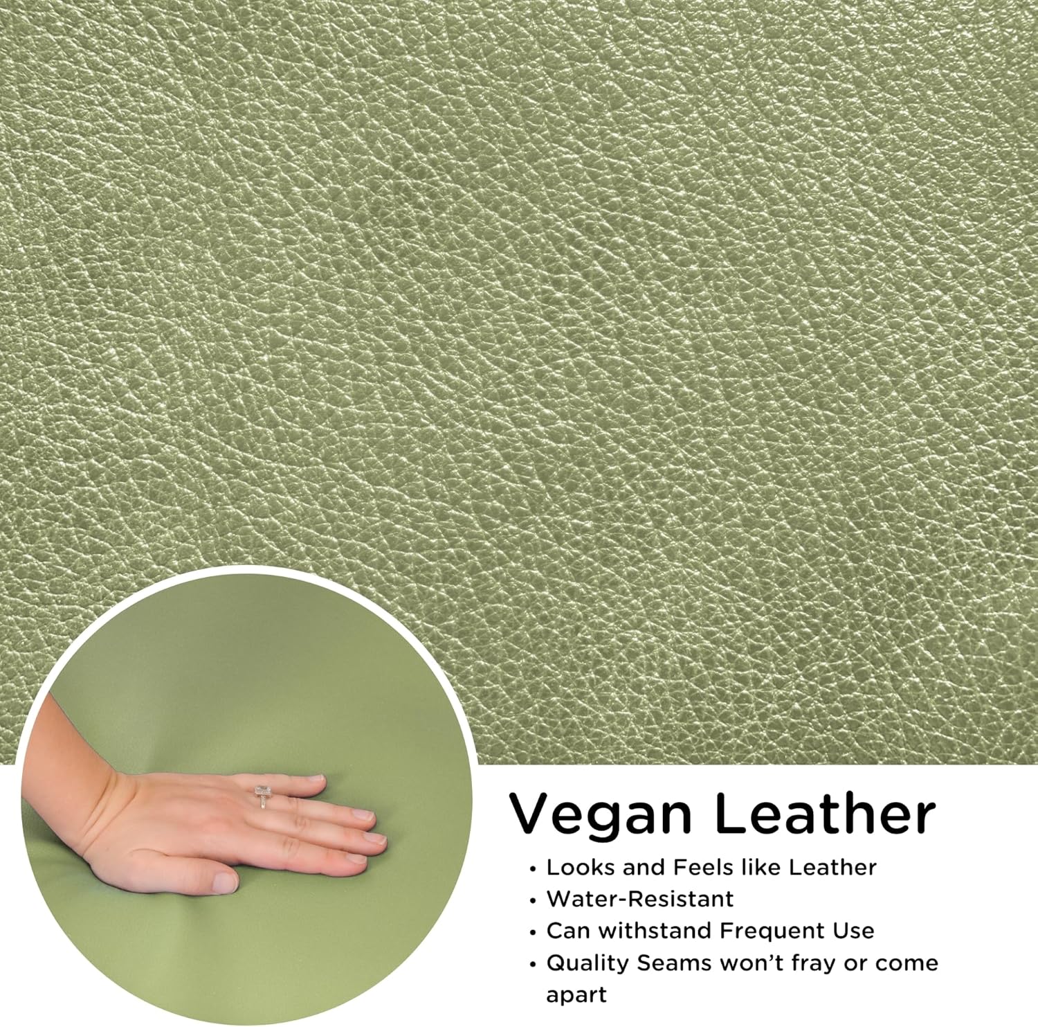 Children's Factory Mini Round Poufs, Flexible Classroom Seating, Durable Floor Cushions with Handles, Fern and Sage, Set of 2