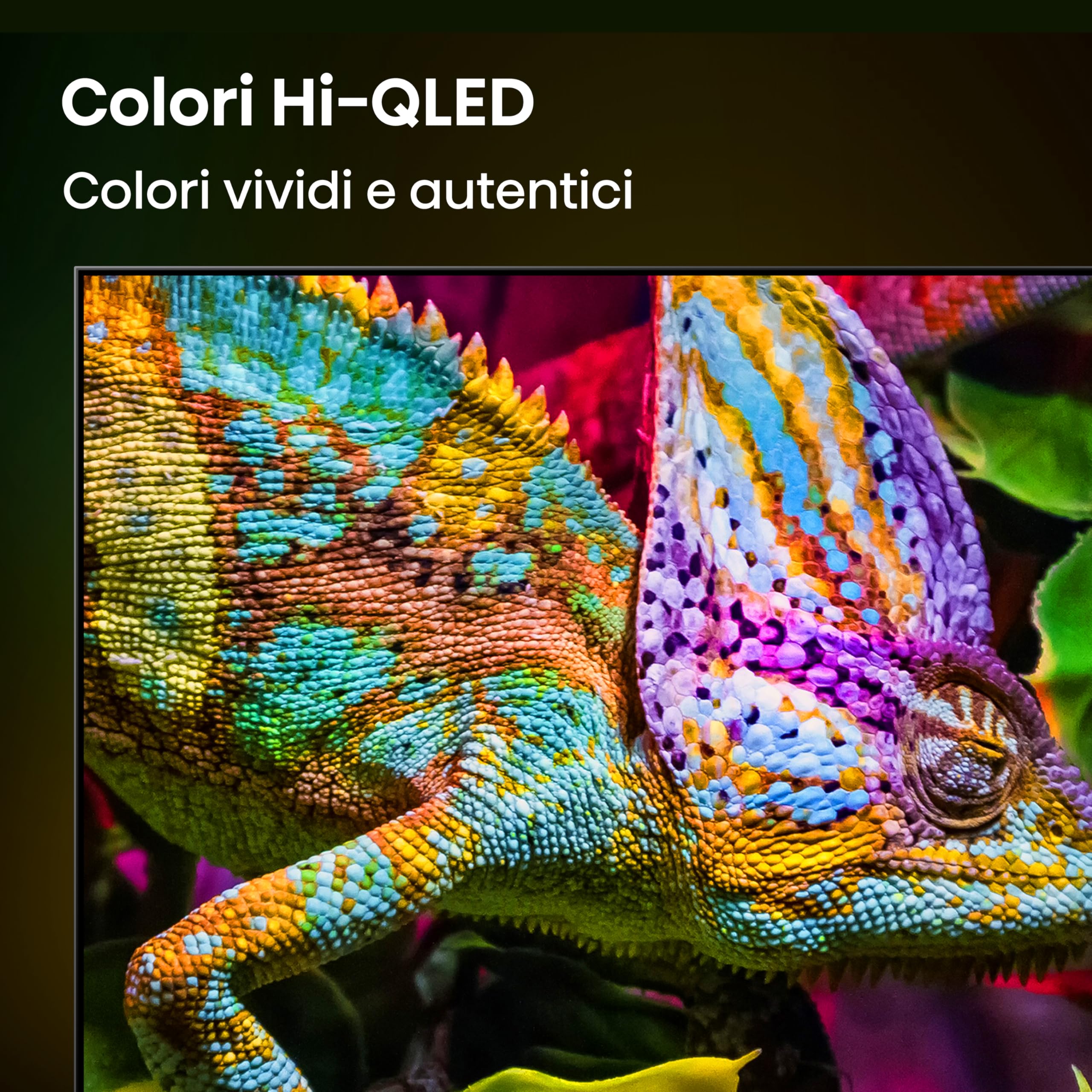 Hisense Smart TV MiniLED 144Hz 55" 4K 55E8S, Dolby Atmos 2.1 By Devialet, Dolby Vision IQ, HDR10+, Native 144Hz Game Mode, VIDAA OS con 1000+ APP, Alexa built-in, lativù 4K, Wifi, Bluetooth
