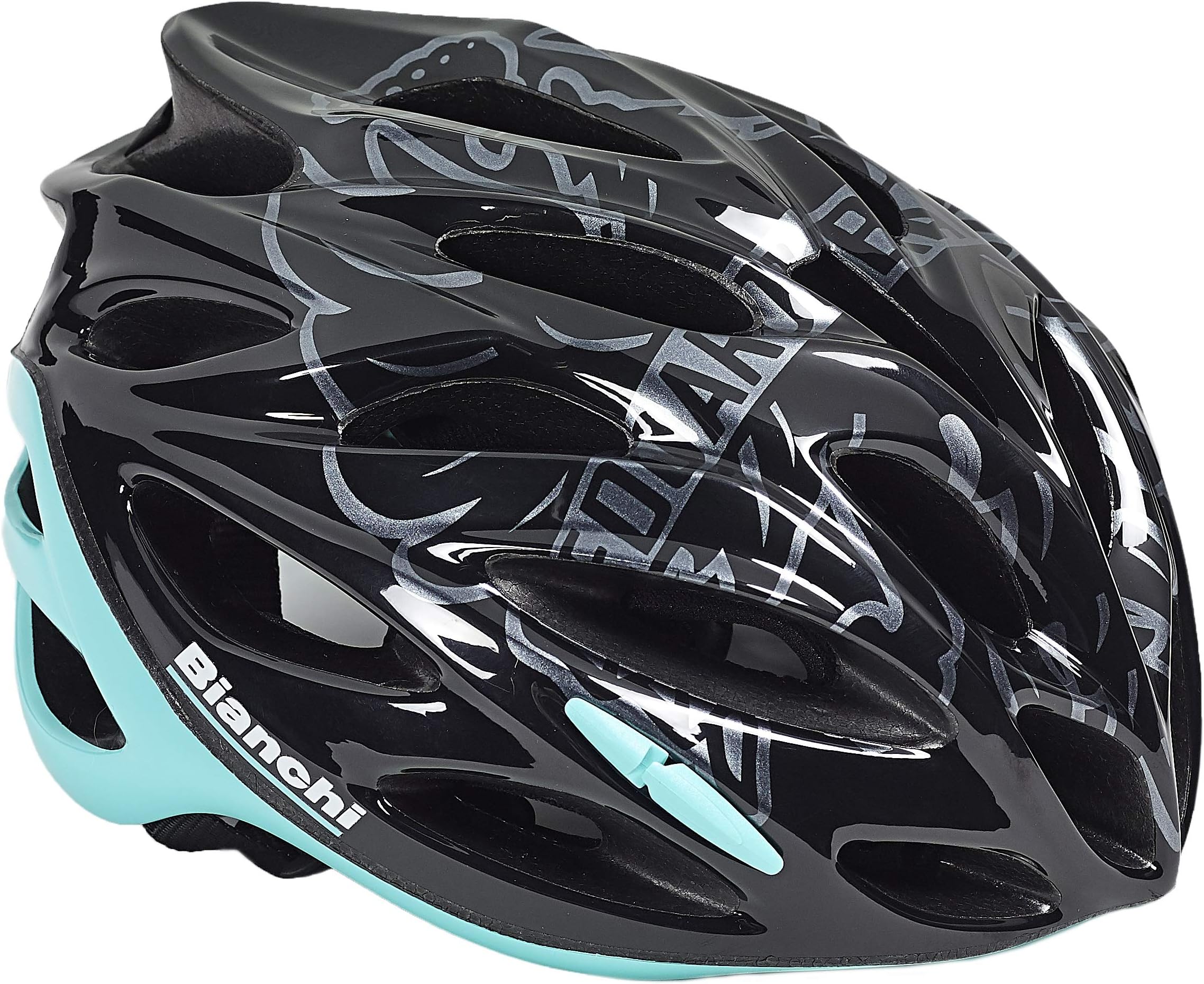 Bianchi - Helmet SHOT 2020 color Black Eagle Shiny Black, size S/L 55/60, code C9301244