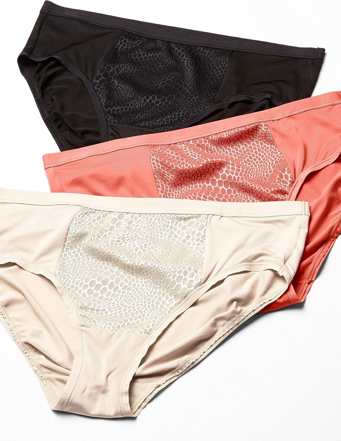 Warner's womens Blissful Benefits Tummy-smoothing Comfort Microfiber Hipster 3-pack Ru5023w - Image 3