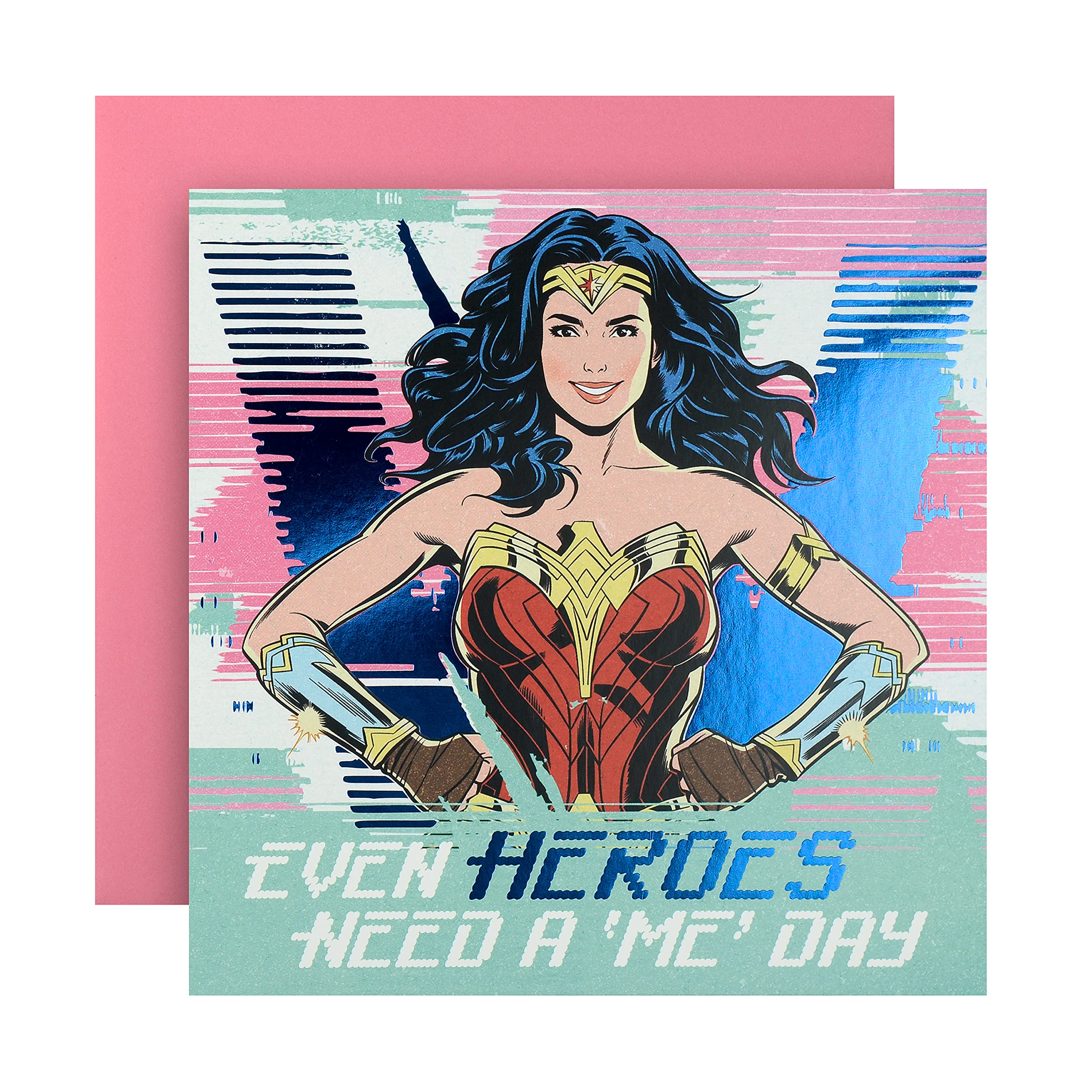 Hallmark Birthday Card from Wonder Woman Cartoon Style Design, Various, 25561705
