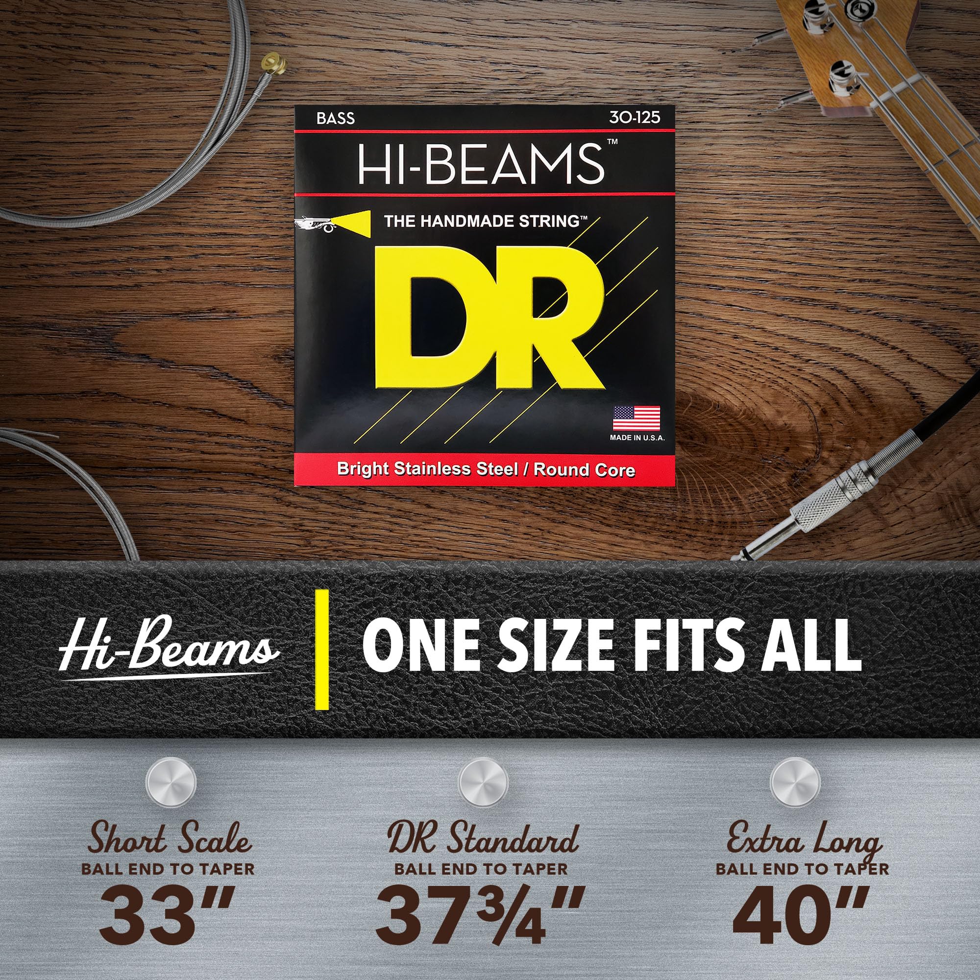 DR String MR6-30 Hi-Beam Juego Cuerdas Bajo