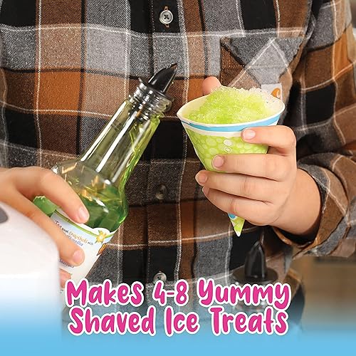 Miniatura 5 de Hawaiian Shaved Ice Surtido de jarabe, 3 botellas de 16 onzas de los sabores más populares cereza transparente, piña colada, frambuesa azul