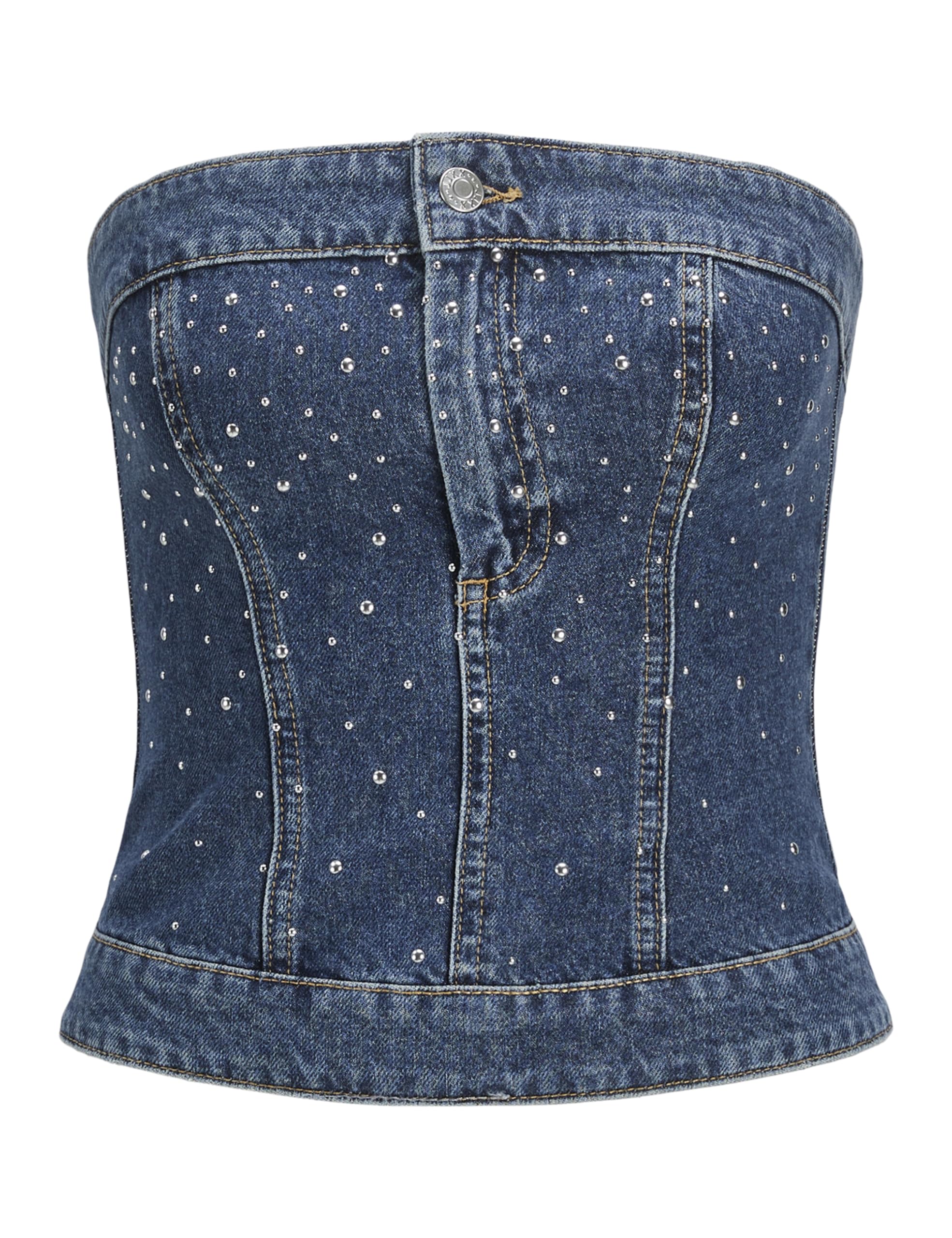 JACK & JONES Jxjen-Fascia Top Stone DNM Donna