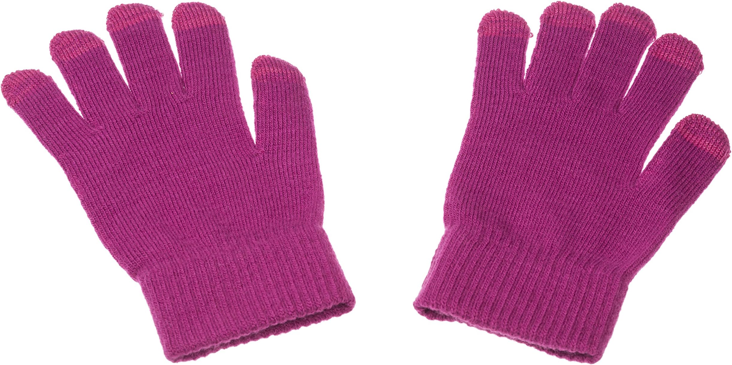 TrendzTrendz Cable Knit Fashion Stylish Warm Touchscreen Gloves For Use With Capacitive Touchscreen Smartphones - Pink