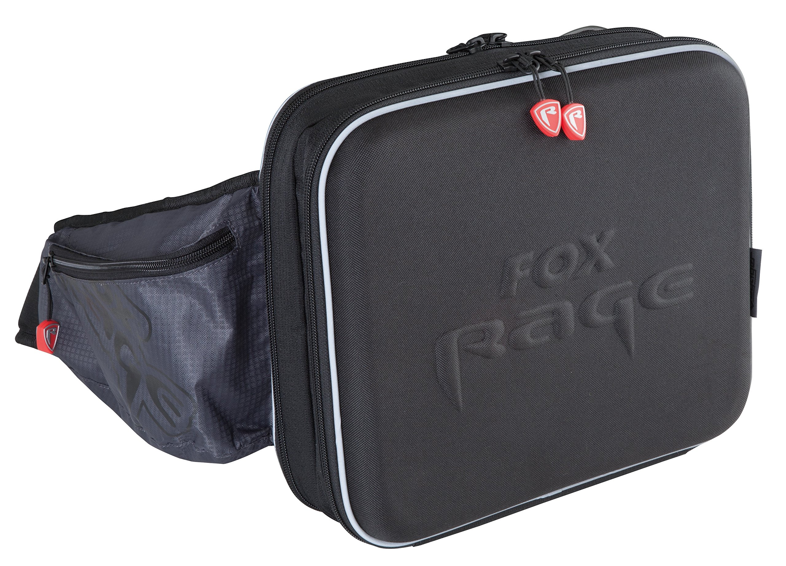 Fox Rage Voyager Shoulder Hardcase | Lure Fishing Compact Tackle Case | 2X Medium Shallow Tackle Boxes | Moulded EVA Hardcase | Reflective Trim | Ripstop Fabric | Padded Shoulder Strap | Code NLU036