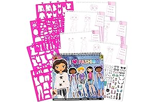 Fashion Angels I Love Fashion Sketchbook with Stencils and Stickers