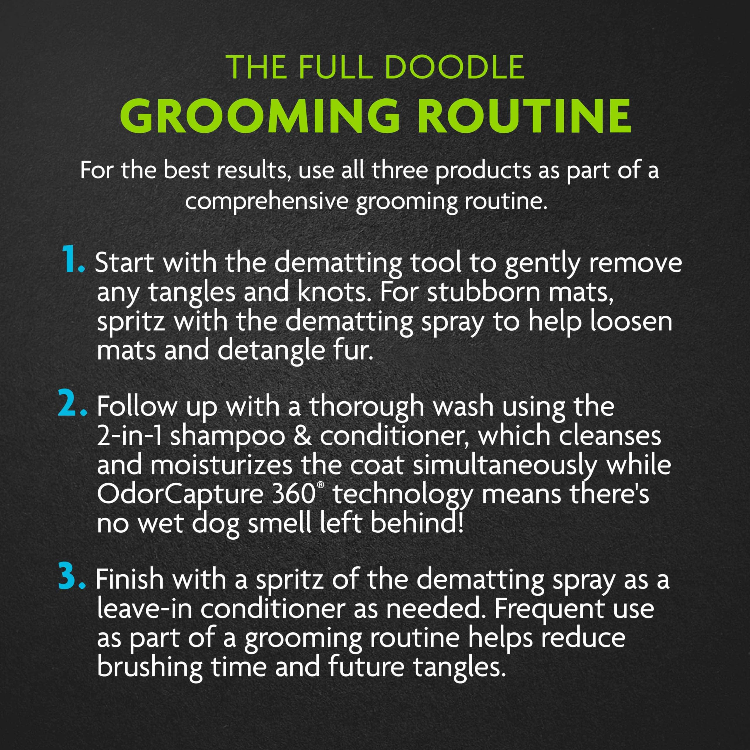 FURminator Outil de toilettage 2 en 1 pour chiens, 1 pièce, outil de démêlage avec peigne pour tapis, enchevêtrements et entretien sur pelages bouclés, longs, soyeux et câlins