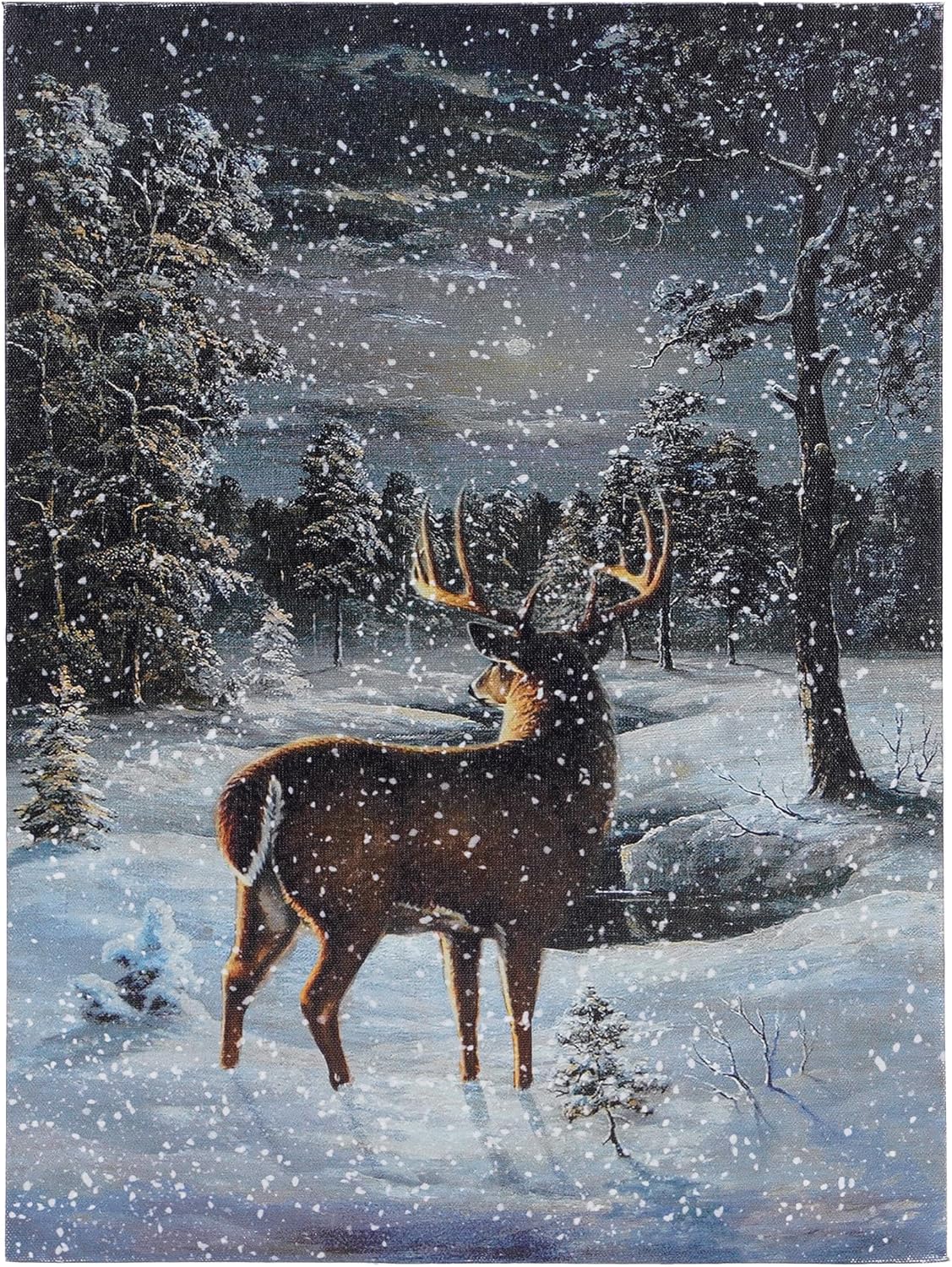 SOFFEE DESIGN 12'' x 16'' LED Christmas Canvas Prints Wall