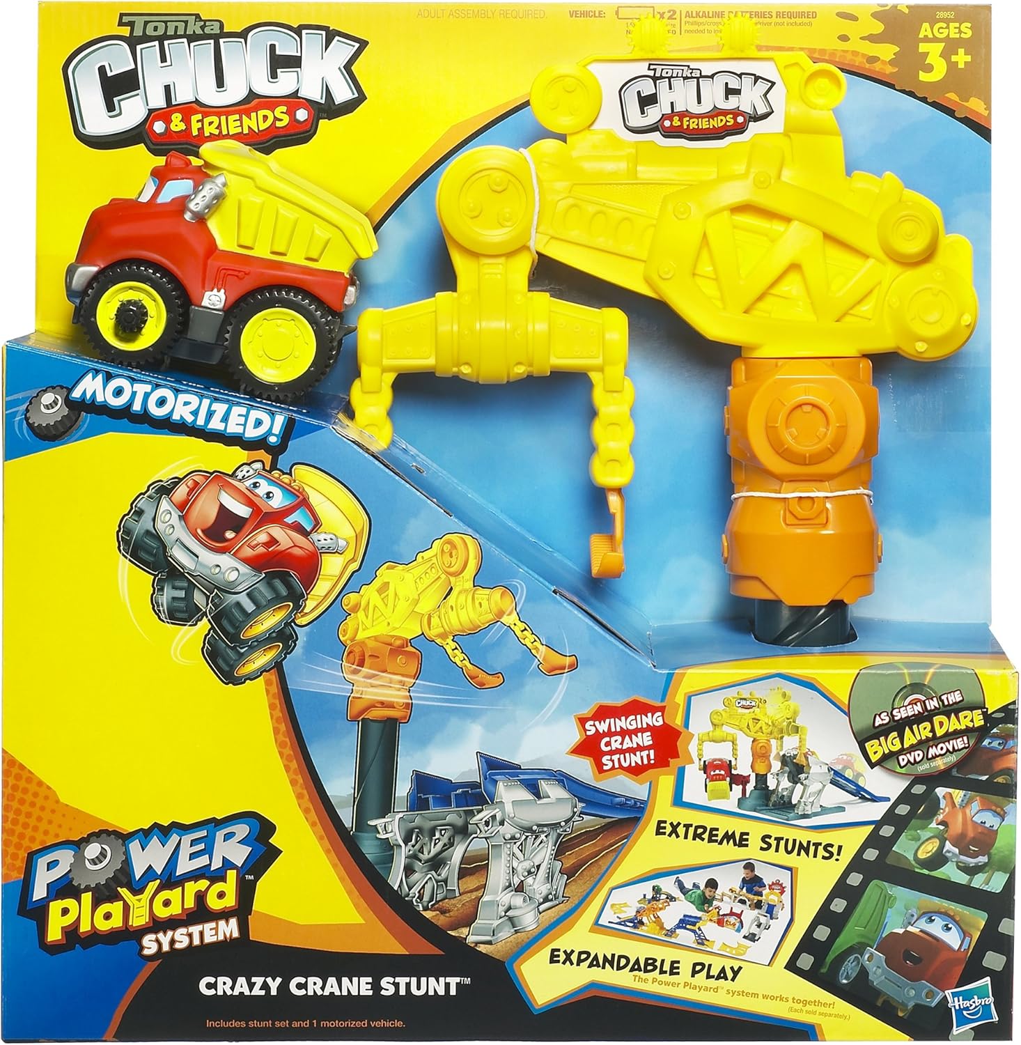 Tonka Chuck Friends Power Playard Crazy Crane Stunt