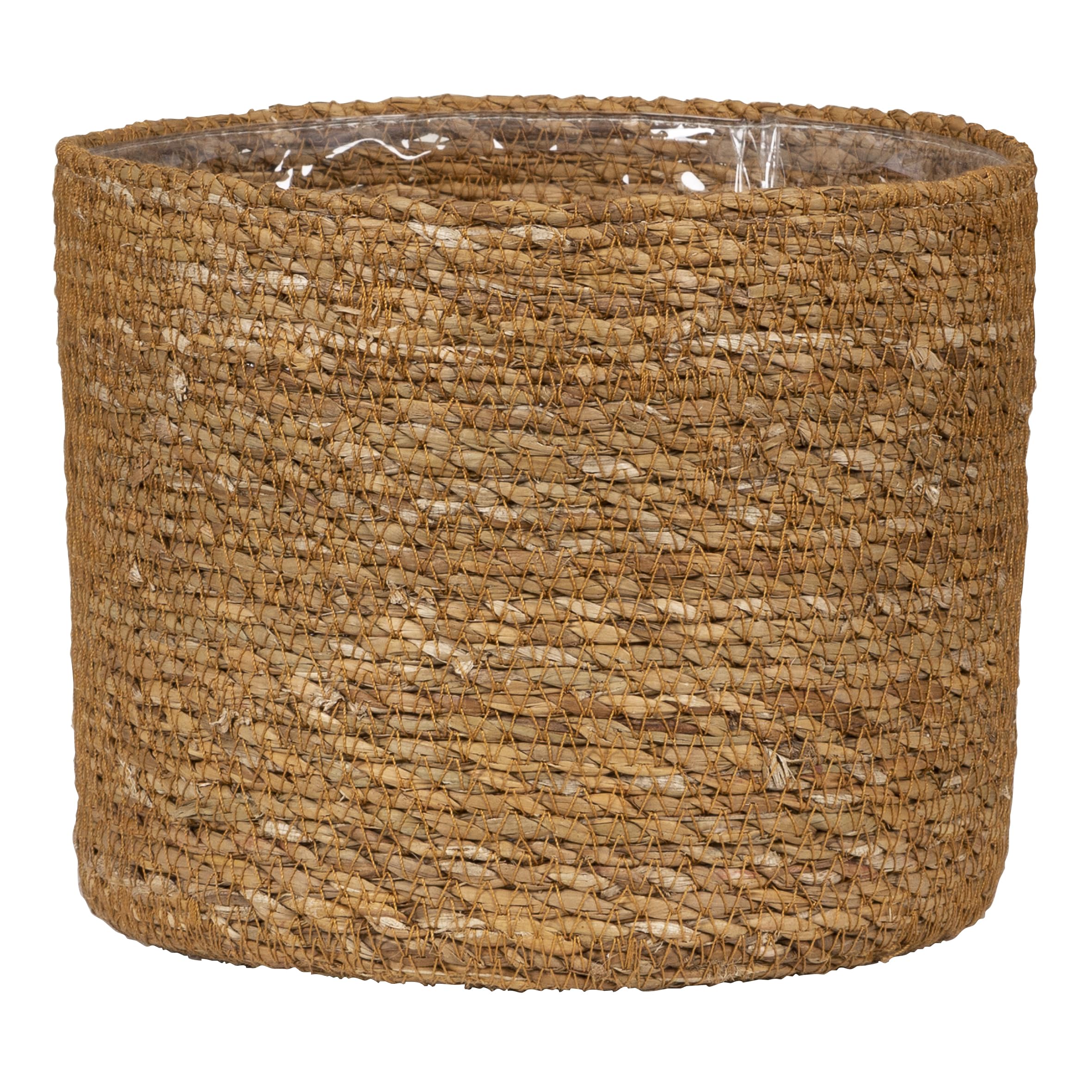 Panier en osier pour plantes d'intérieur et salon chaleureux