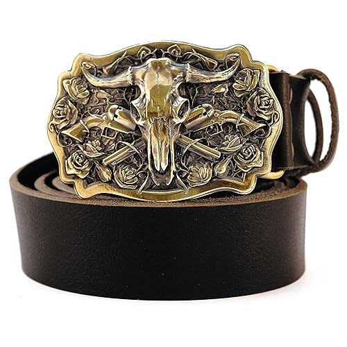Buffalo skull belt buckle Clearance