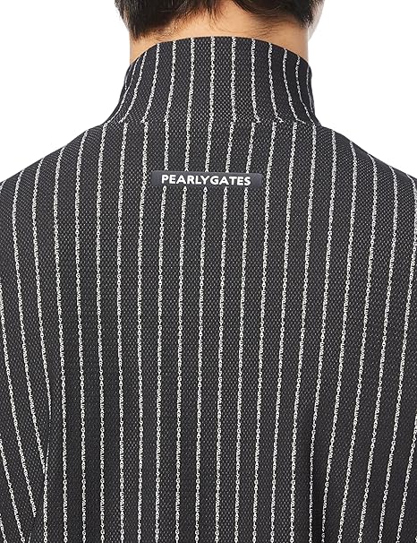 Amazon | [パーリーゲイツ] メンズ 長袖 モックネックシャツ Pe/Pu高